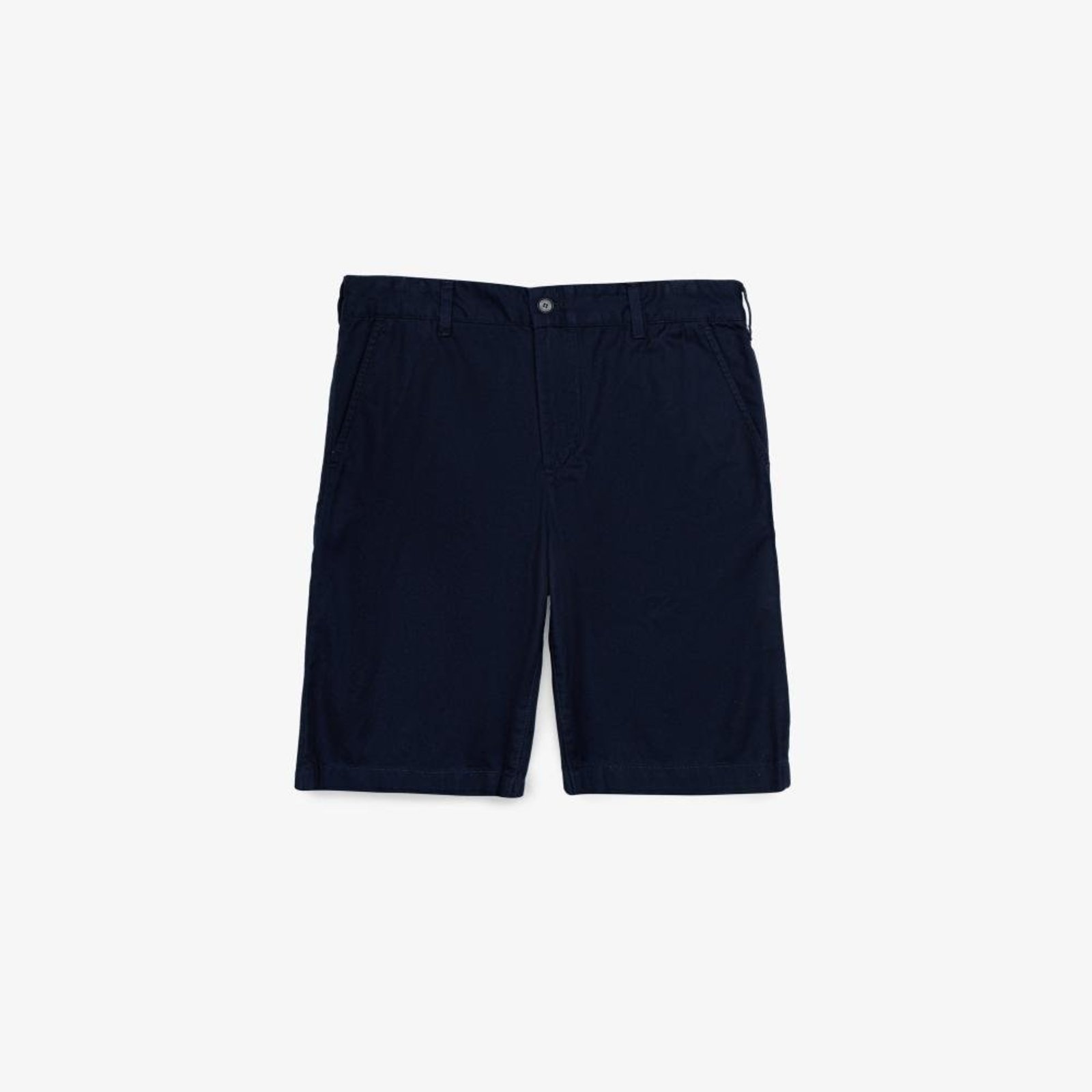 Bermuda Chino em Gabardine Ajuste Regular Azul