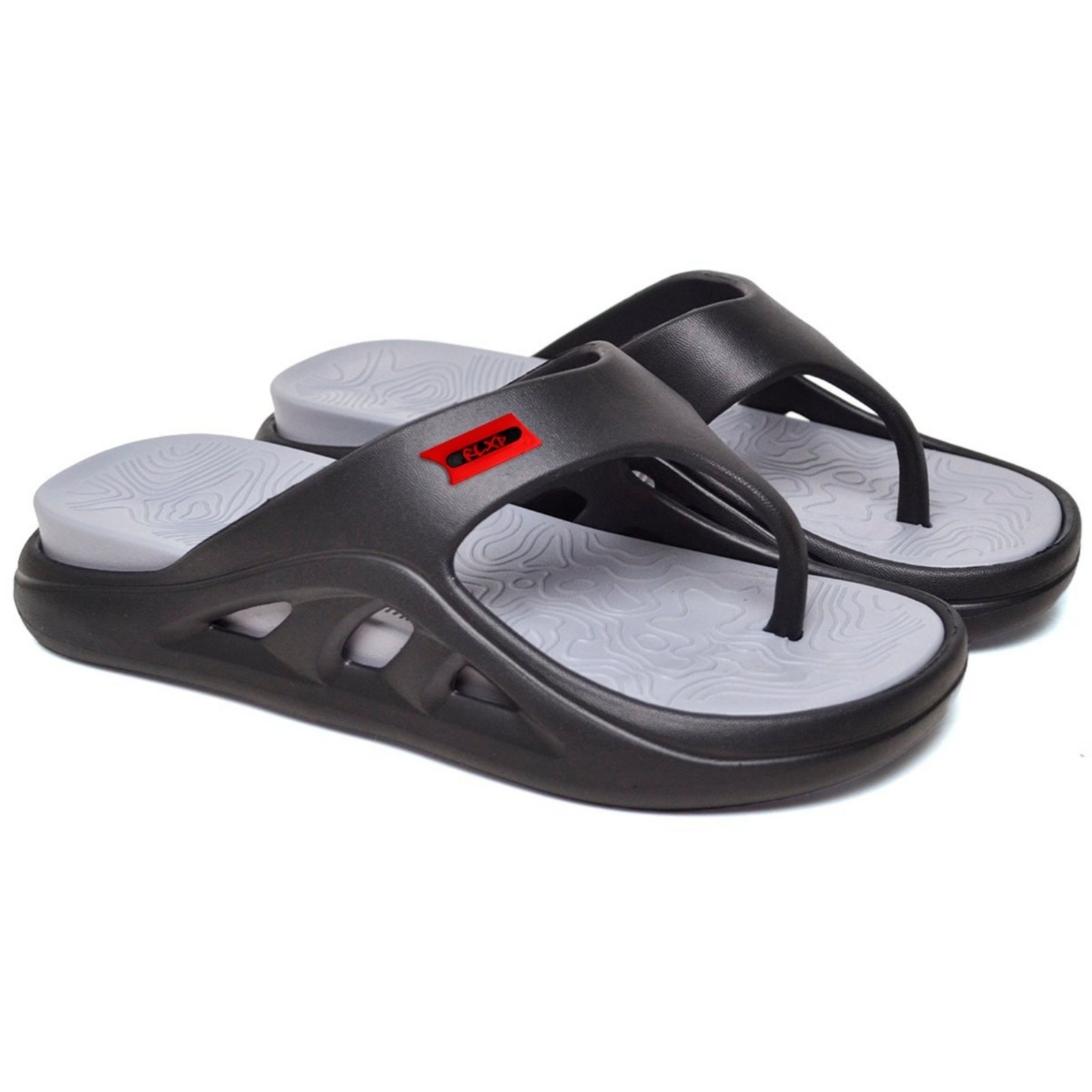 Vista 3 Chinelo Dedo Nuvem Masculino em EVA Expandido com Design Anatômico e Estrutura Ventilada Relaxado branco Relaxado branco