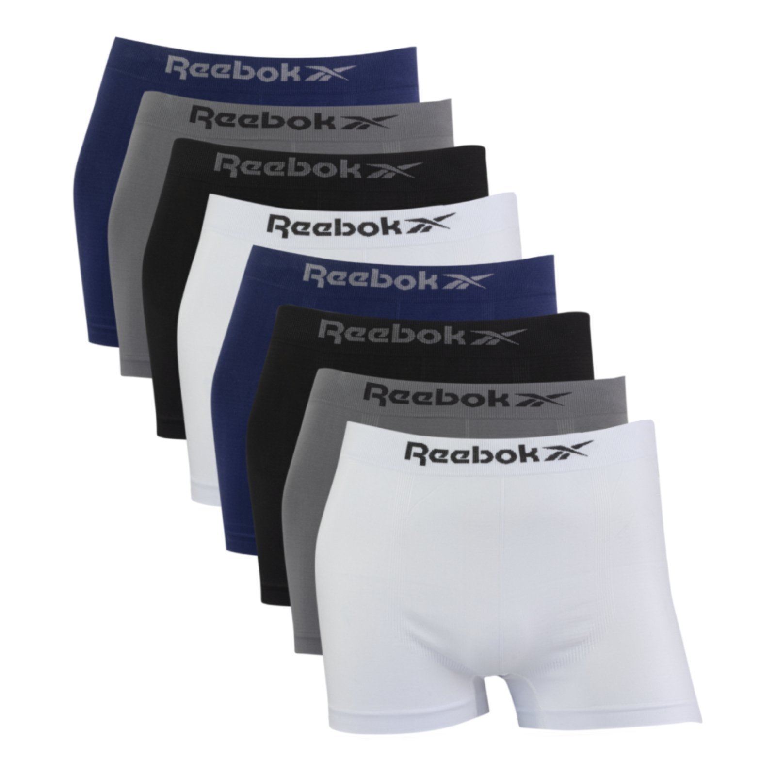 Kit 8 Cuecas Reebok Boxer Classic Microfibra Sortido