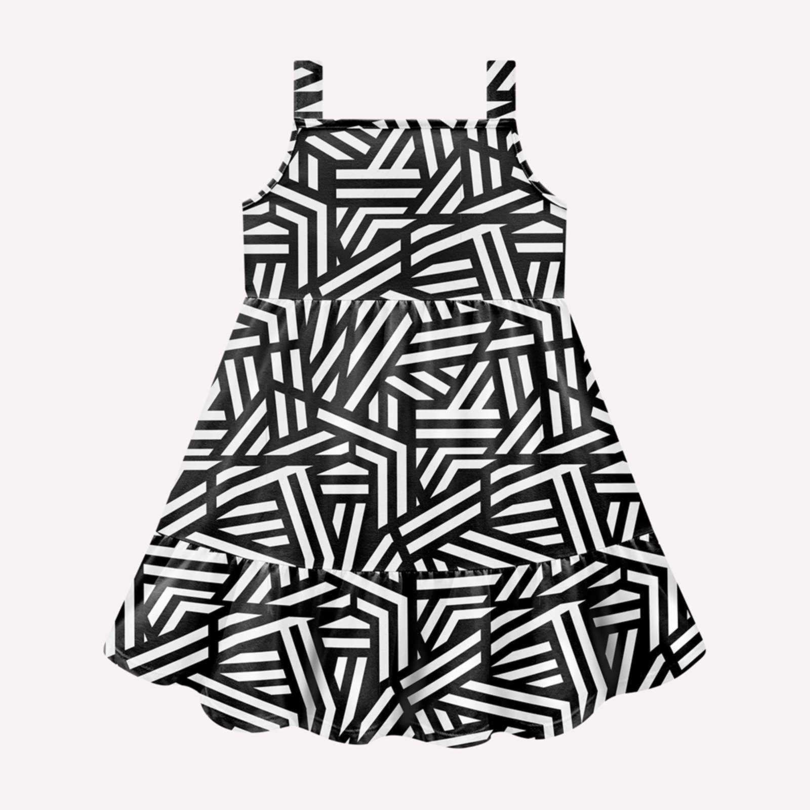 Infantil - Vestido Menina Geométrica Kyly