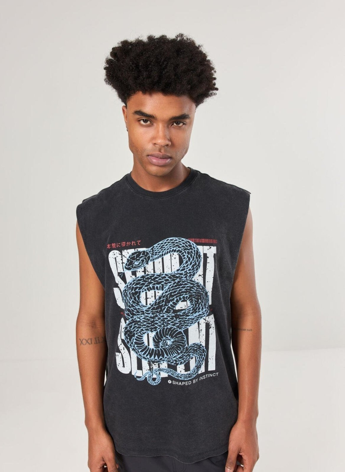 Regata Sleeveless Marmorizada Cobra