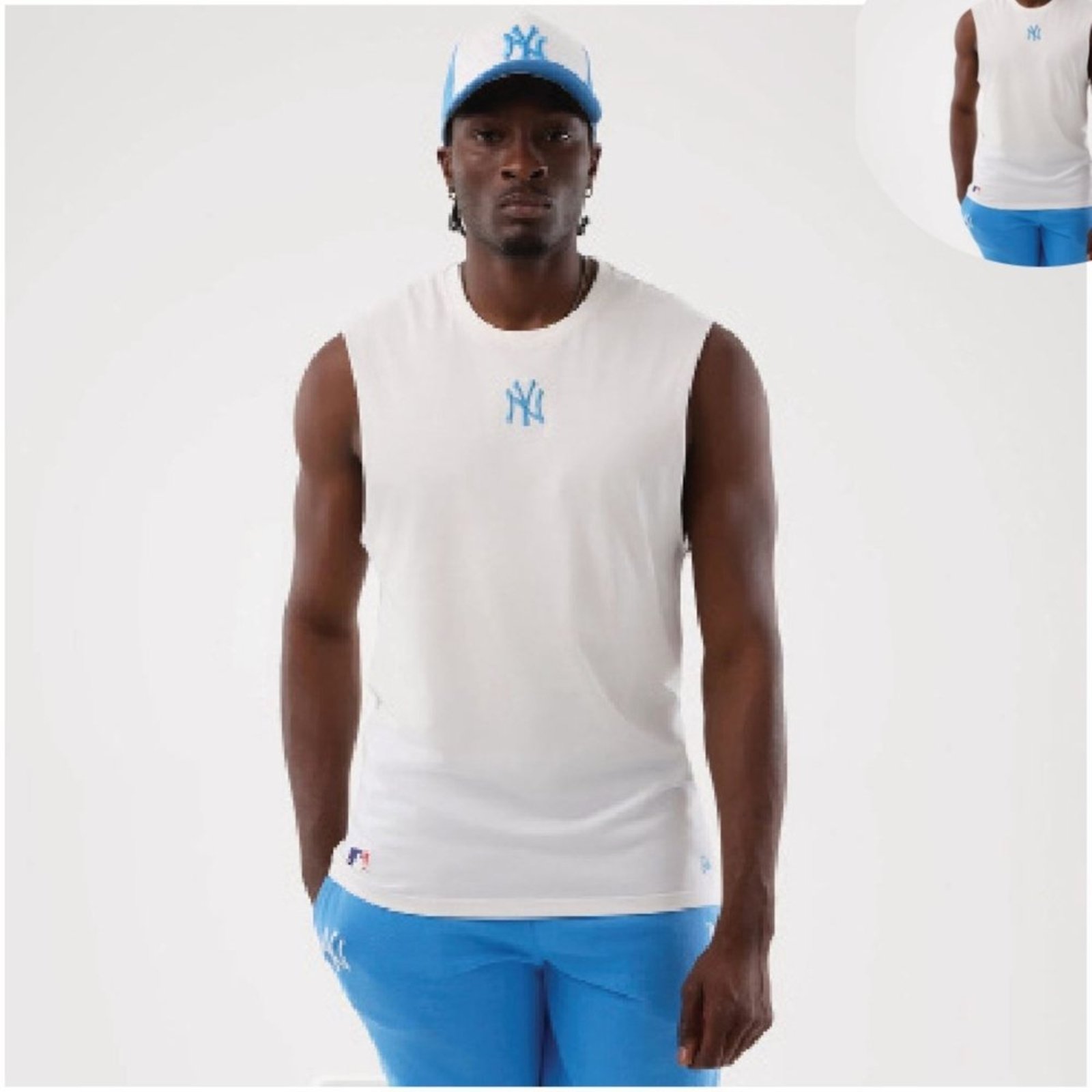 Regata New Era Basica New York Yankees Branco