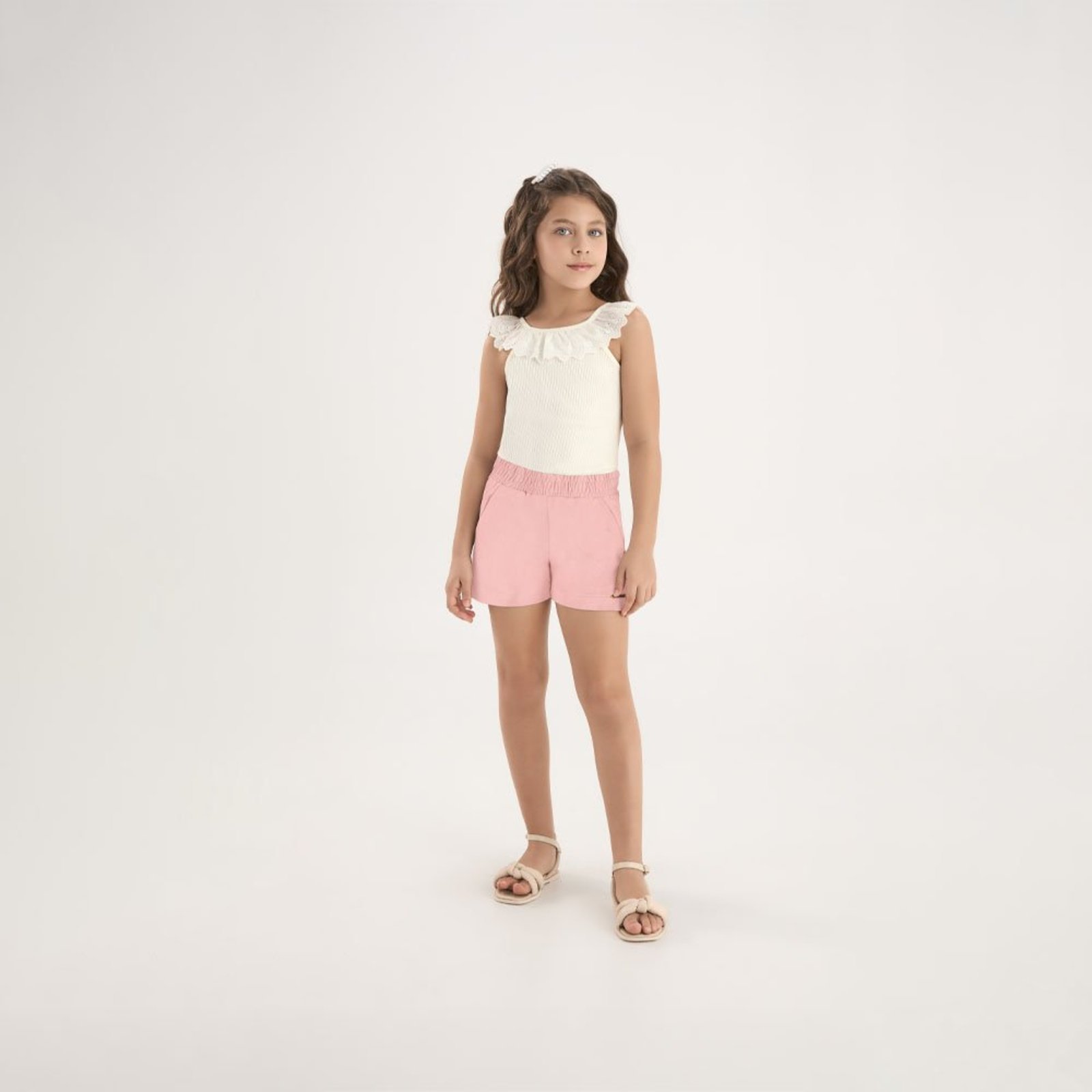 Infantil - Short Rosa Pulla Bulla Menina - 53808-11