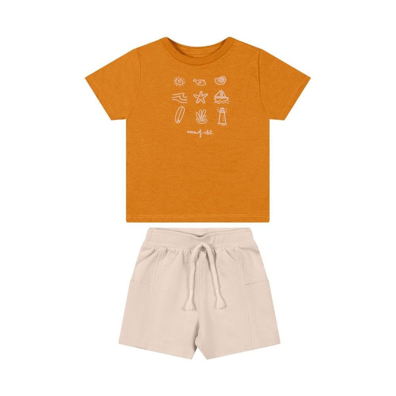 Infantil - Conjunto Menino Laranja Colorittá 1 Laranja