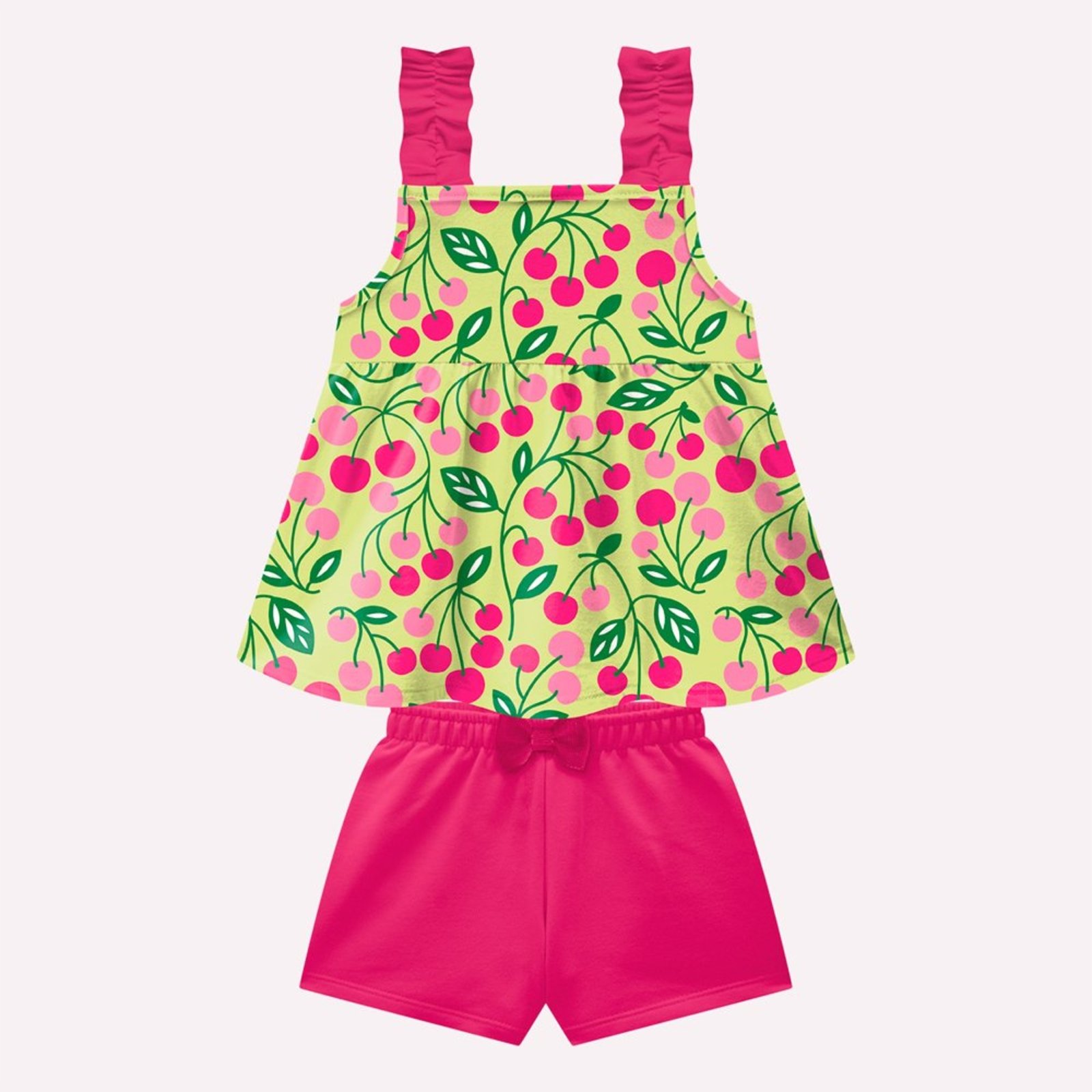 Infantil - Conjunto Menina Cerejas Kyly