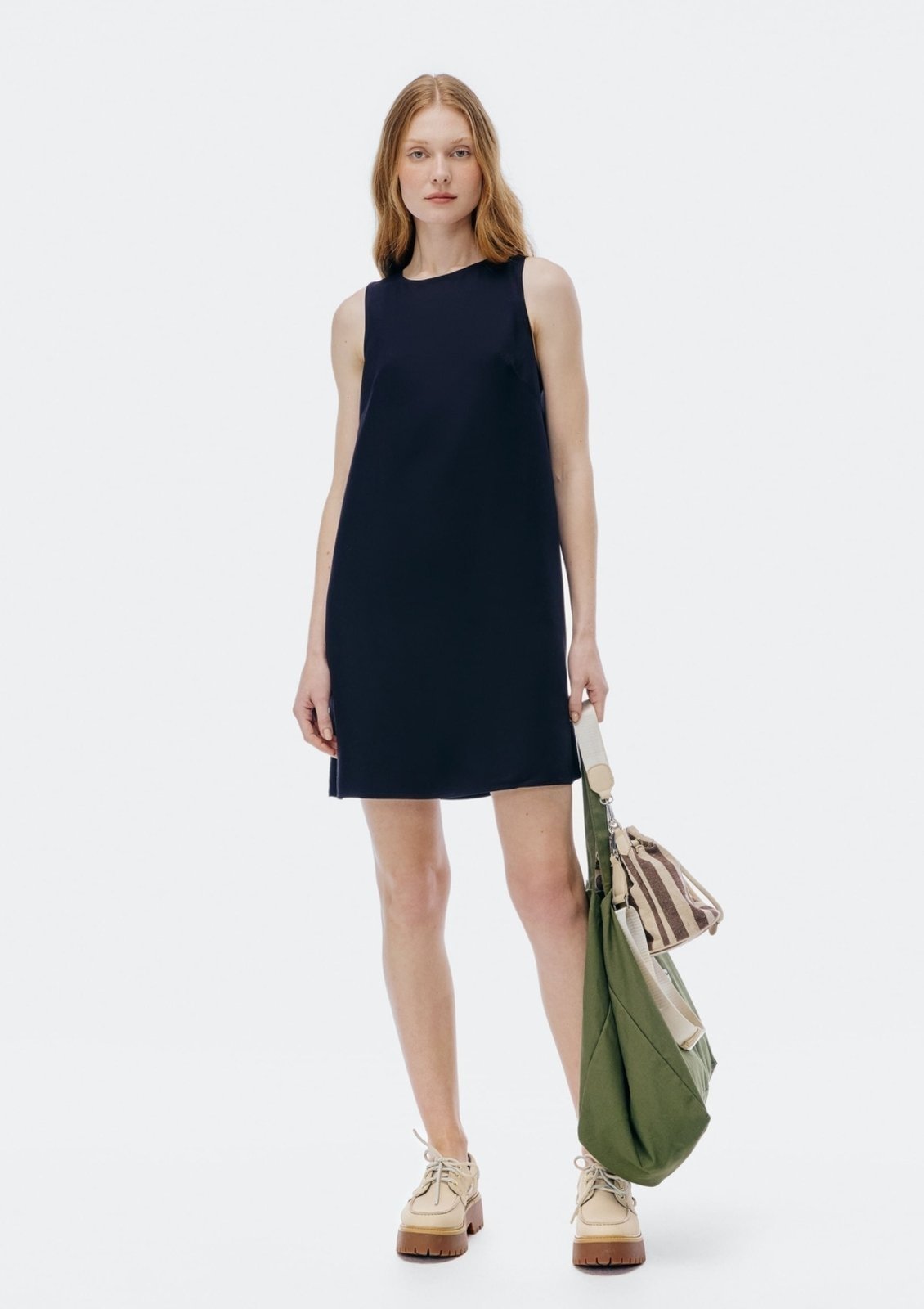 Vestido Curto Em Viscose Hering