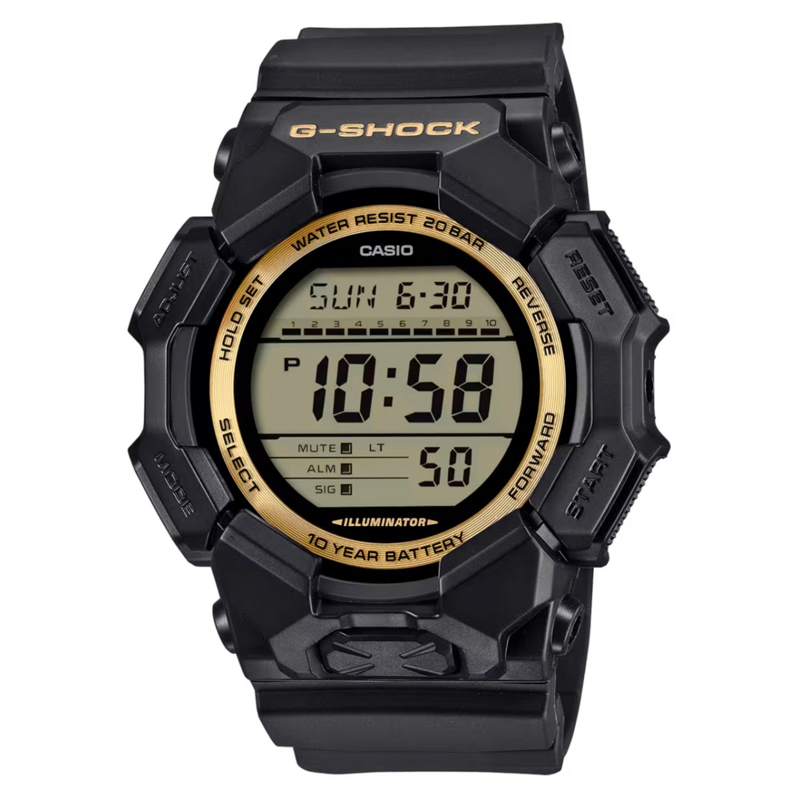 Relógio Casio GD-010GB-1A9DR Preto