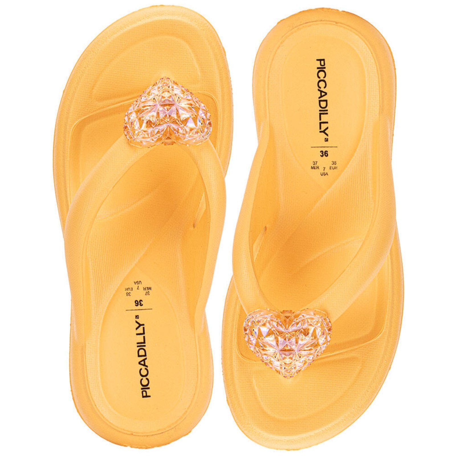 Chinelo Feminino Marshmallow Piccadilly 248003 0082480 Laranja