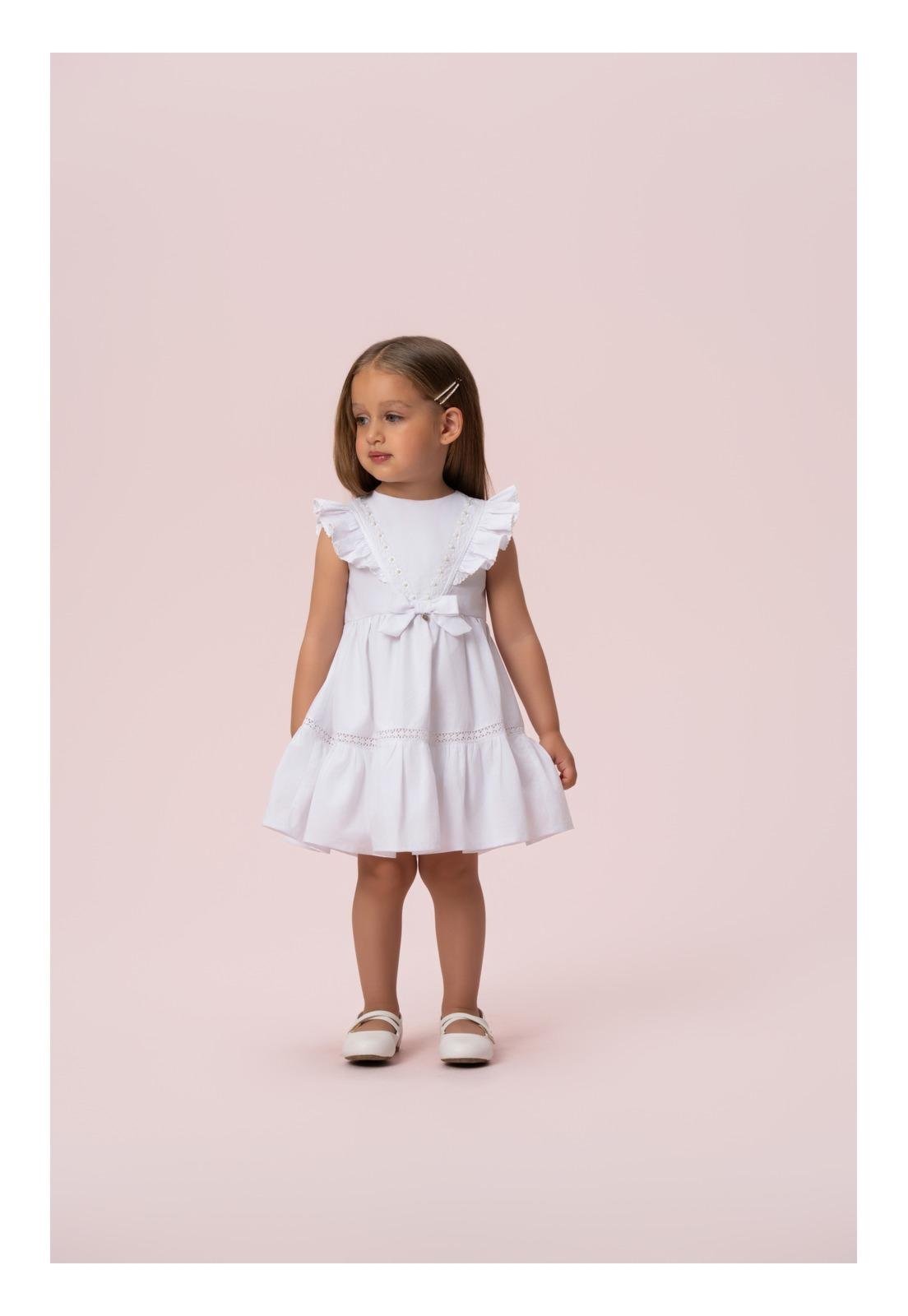 Infantil - Vestido Menina Branco Festa Petit Cherie 1 Branco