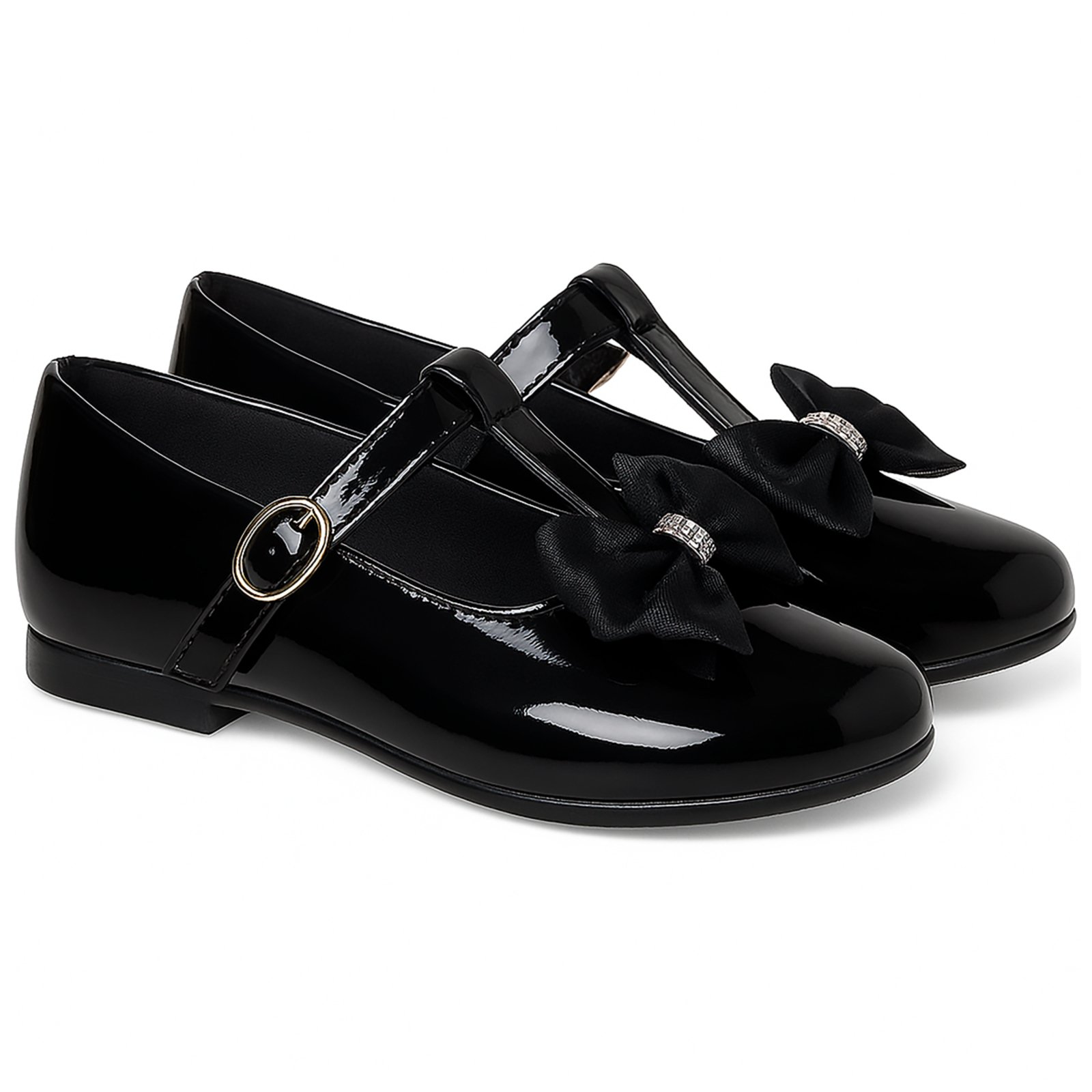 Infantil – Sapatilha Mary Jane Boneca Social Preto Pepite Infanto Juvenil