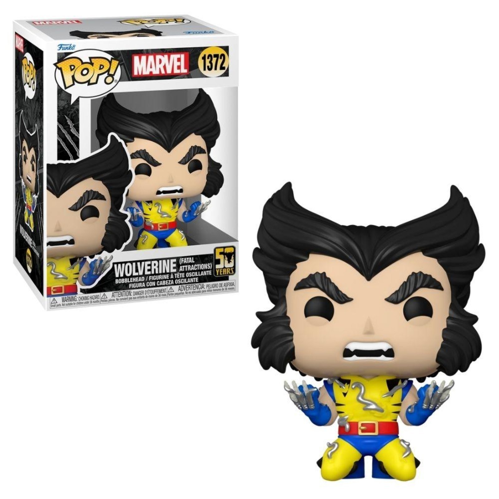 Infantil - Boneco Funko POP! Marvel 50th Wolverine (Fatal Attractions)