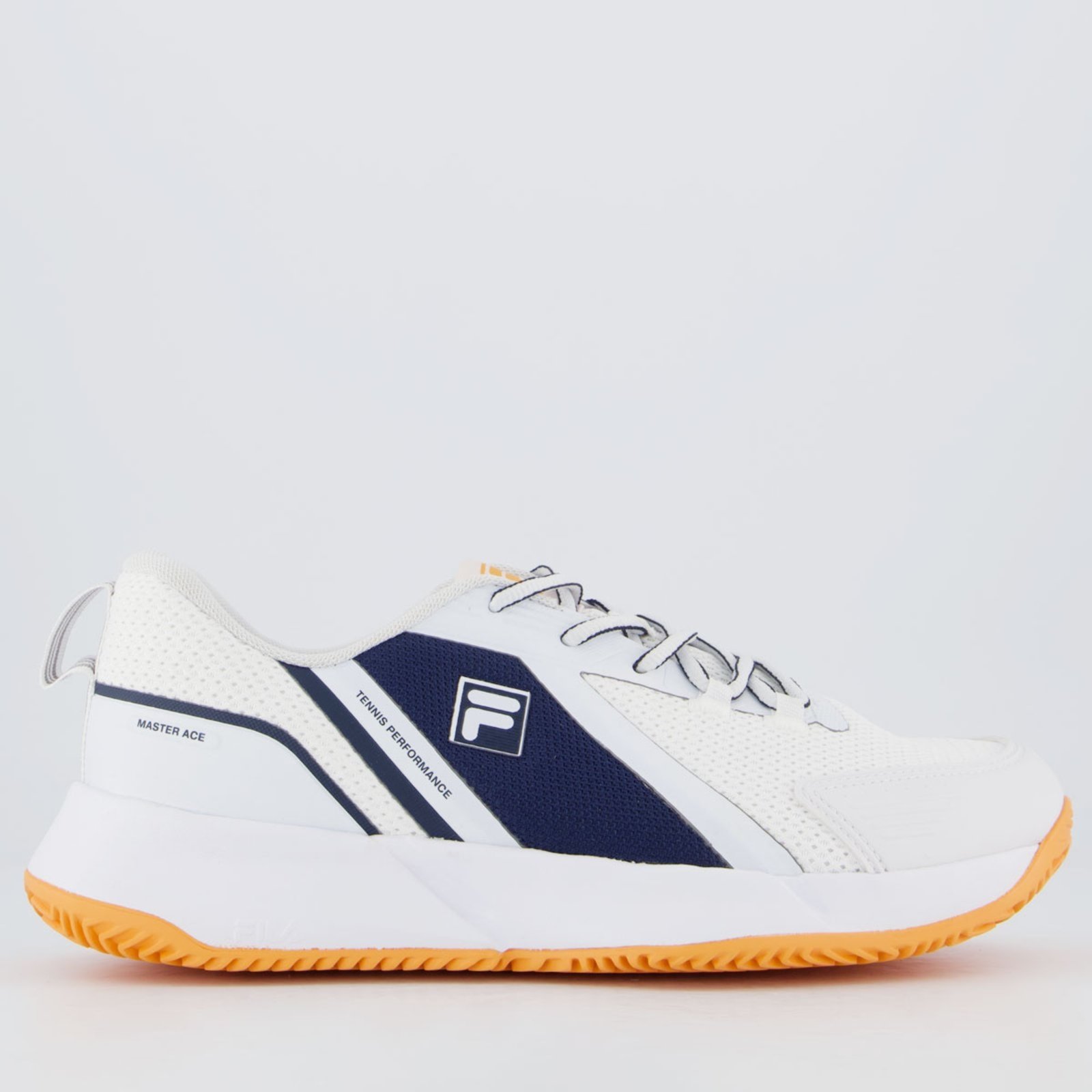 Vista 2 Tenis Fila Master Ace e Marinho branco Fila branco