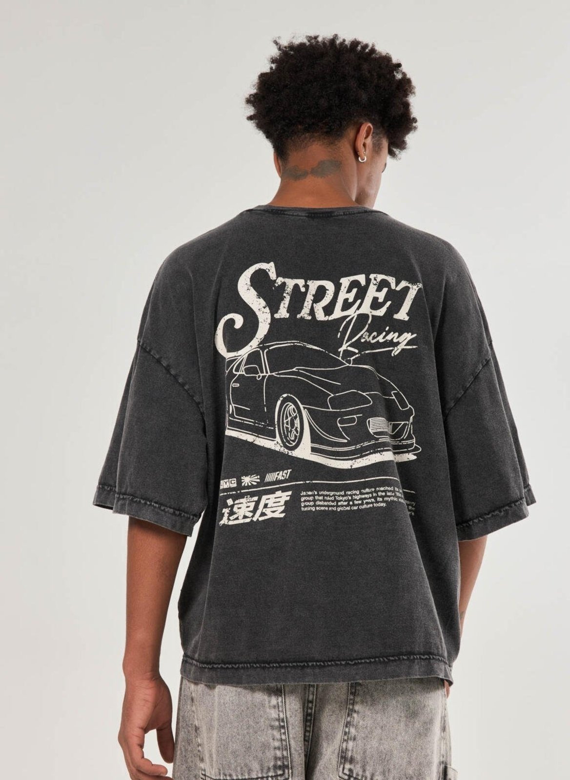 Camiseta Oversized Cropped Estonada Racing