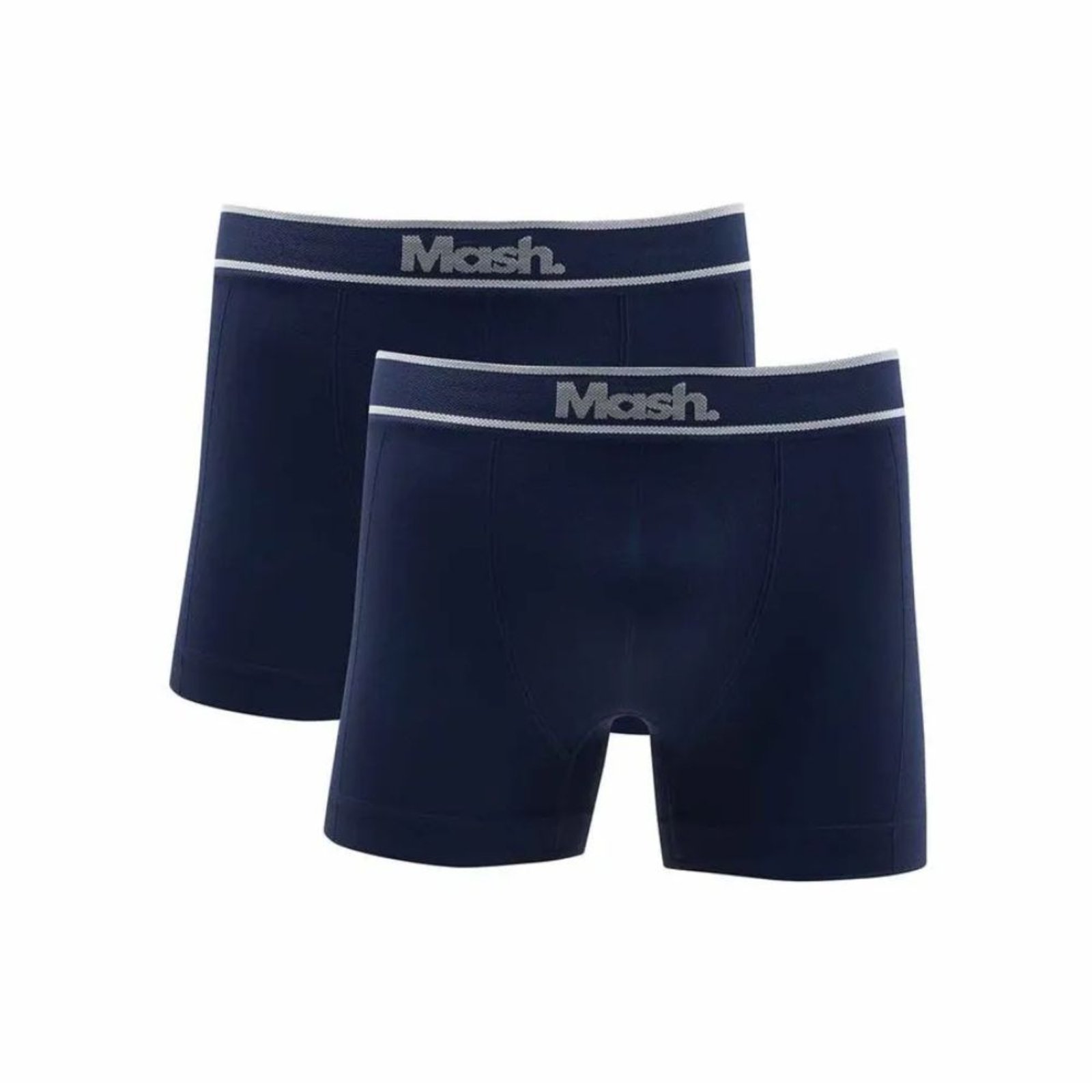Kit 2 Cuecas Boxer Mash Microfibra Sem Costura Adulto 711.17