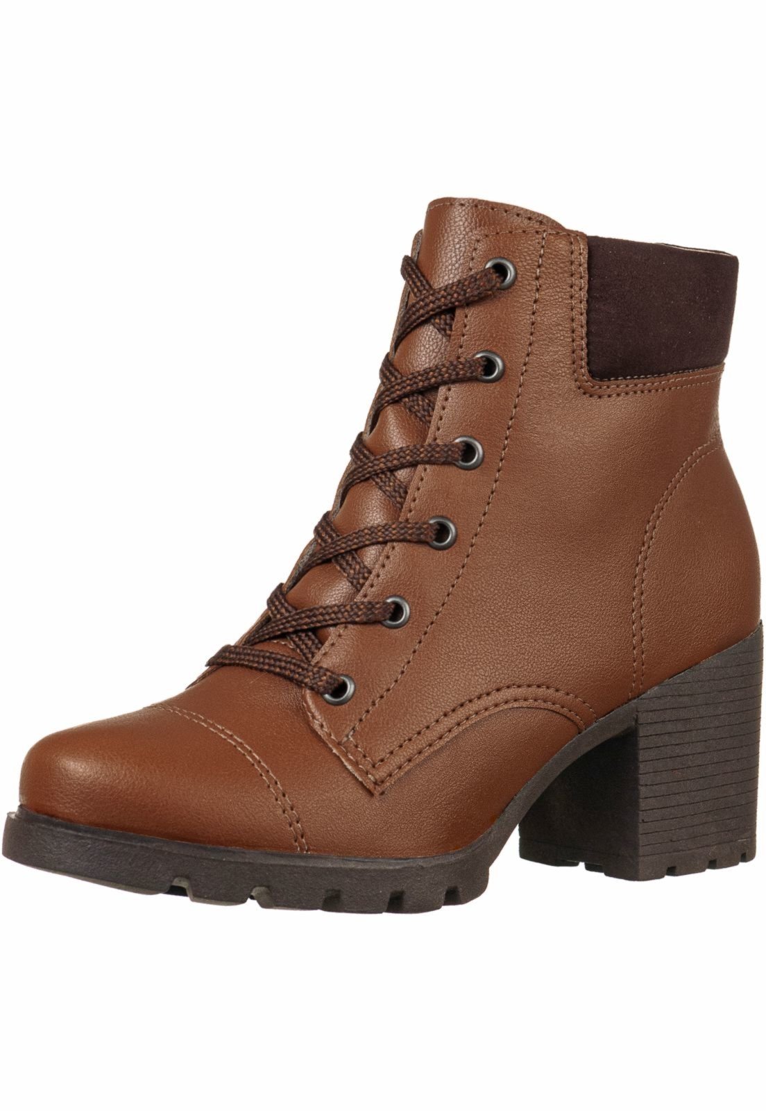 Bota Coturno GiGiL Salto Caramelo