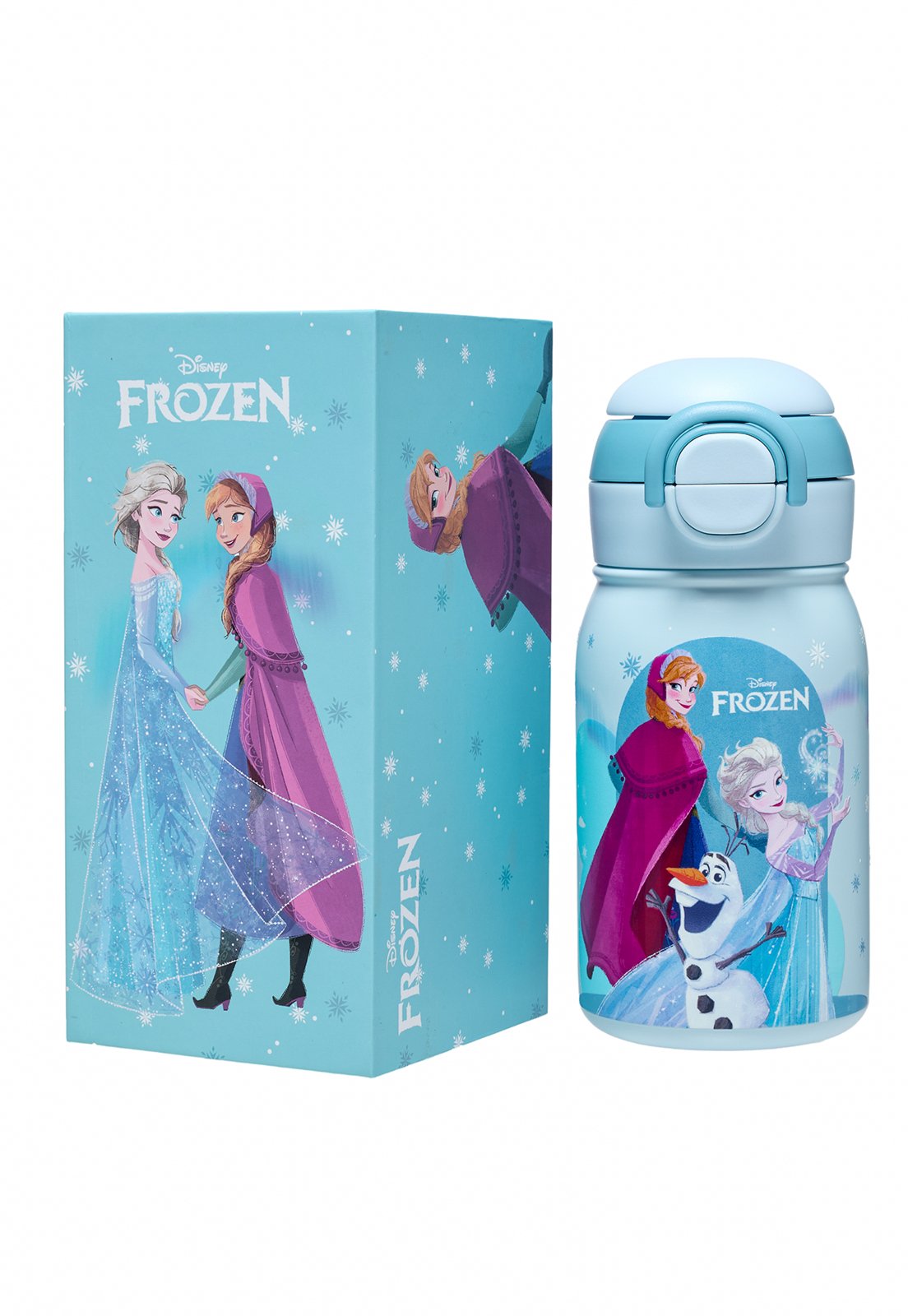 Infantil - Garrafa Disney Frozen Térmica Bocal Duplo Aço Inox 500ML