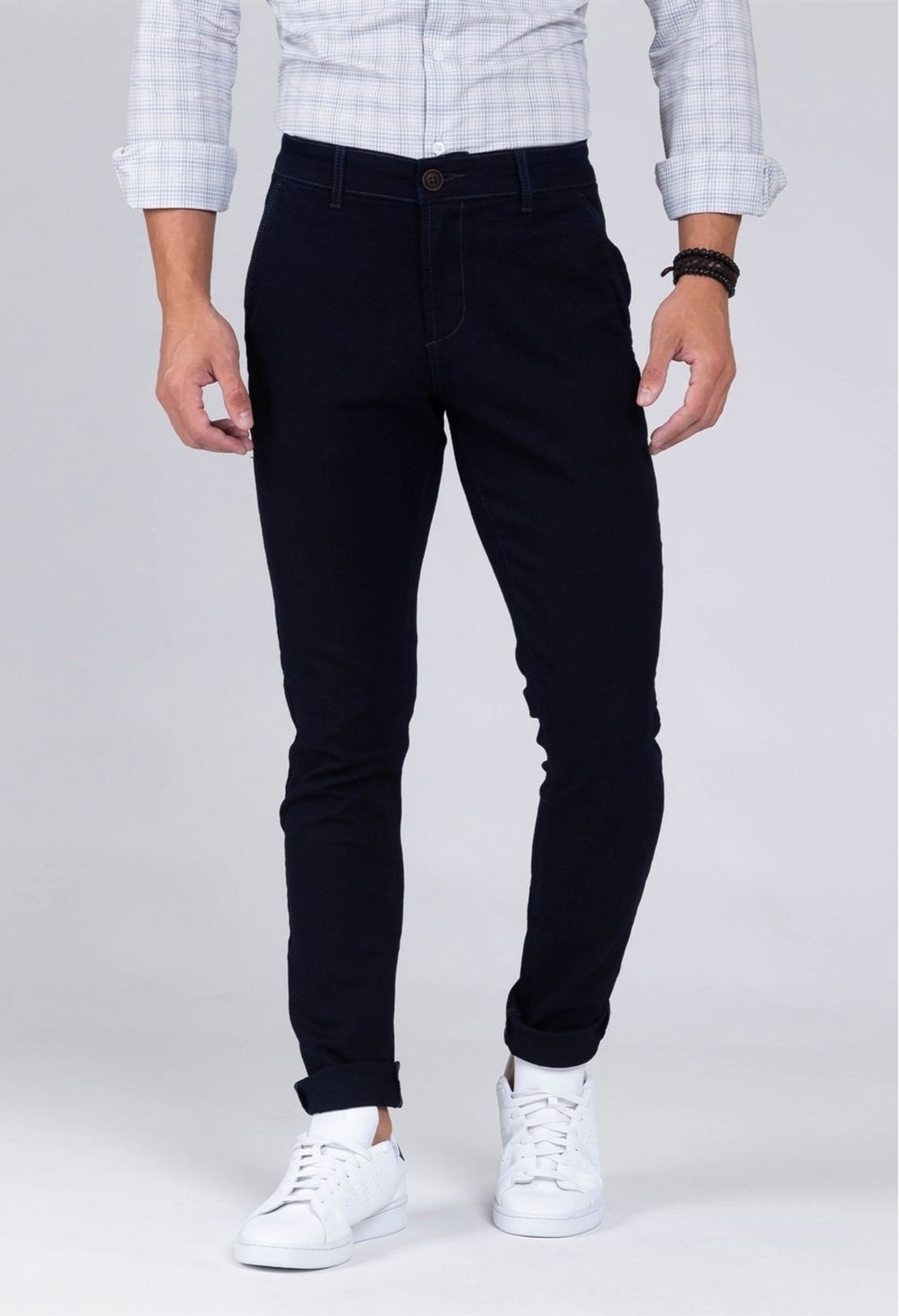 Calça Docthos Slim Jeans Escuro Calca Docthos Slim Jeans Escuro 165 JEANS ESCURO 46