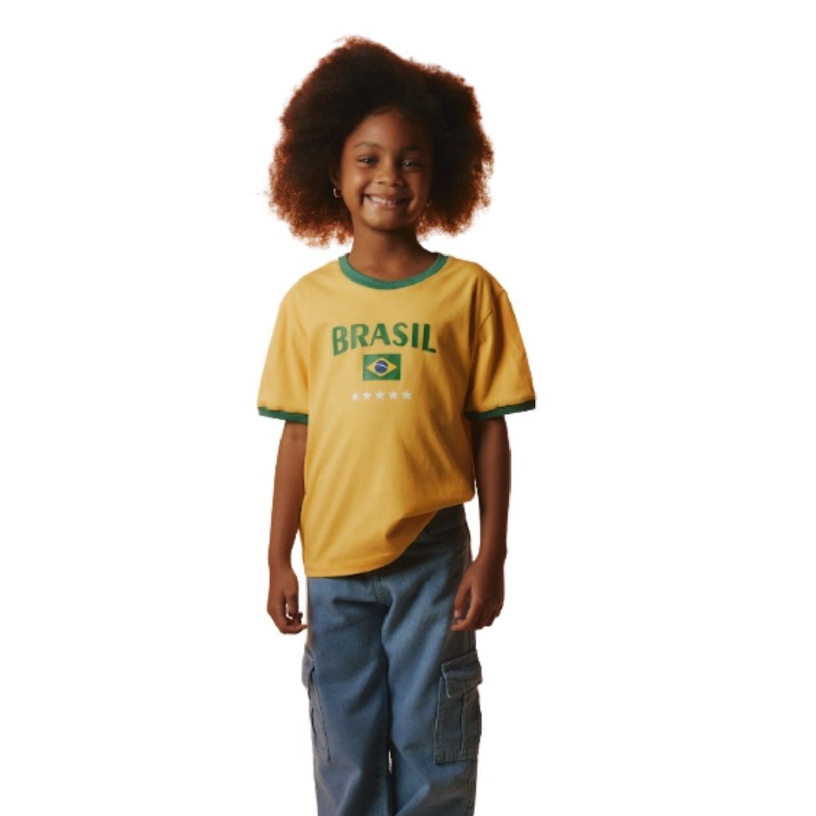 Infantil - Camiseta Braziline Brazuca