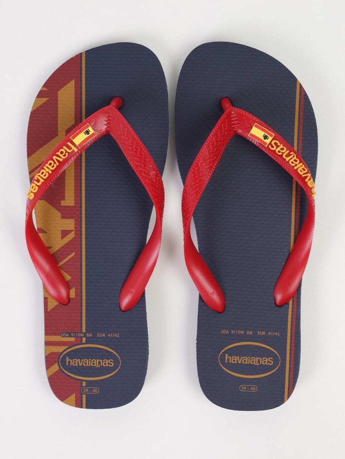 Chinelo Top Nations I Espanha Havaianas Masculino AZUL/VERMELHO
