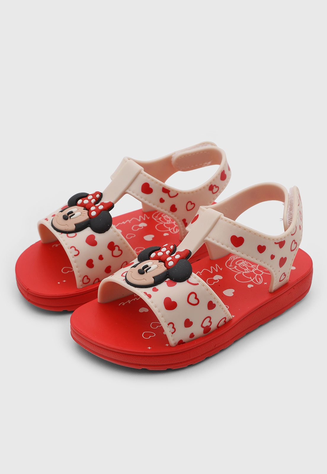 Infantil - Sandália Grendene Minnie Mouse Vermelha
