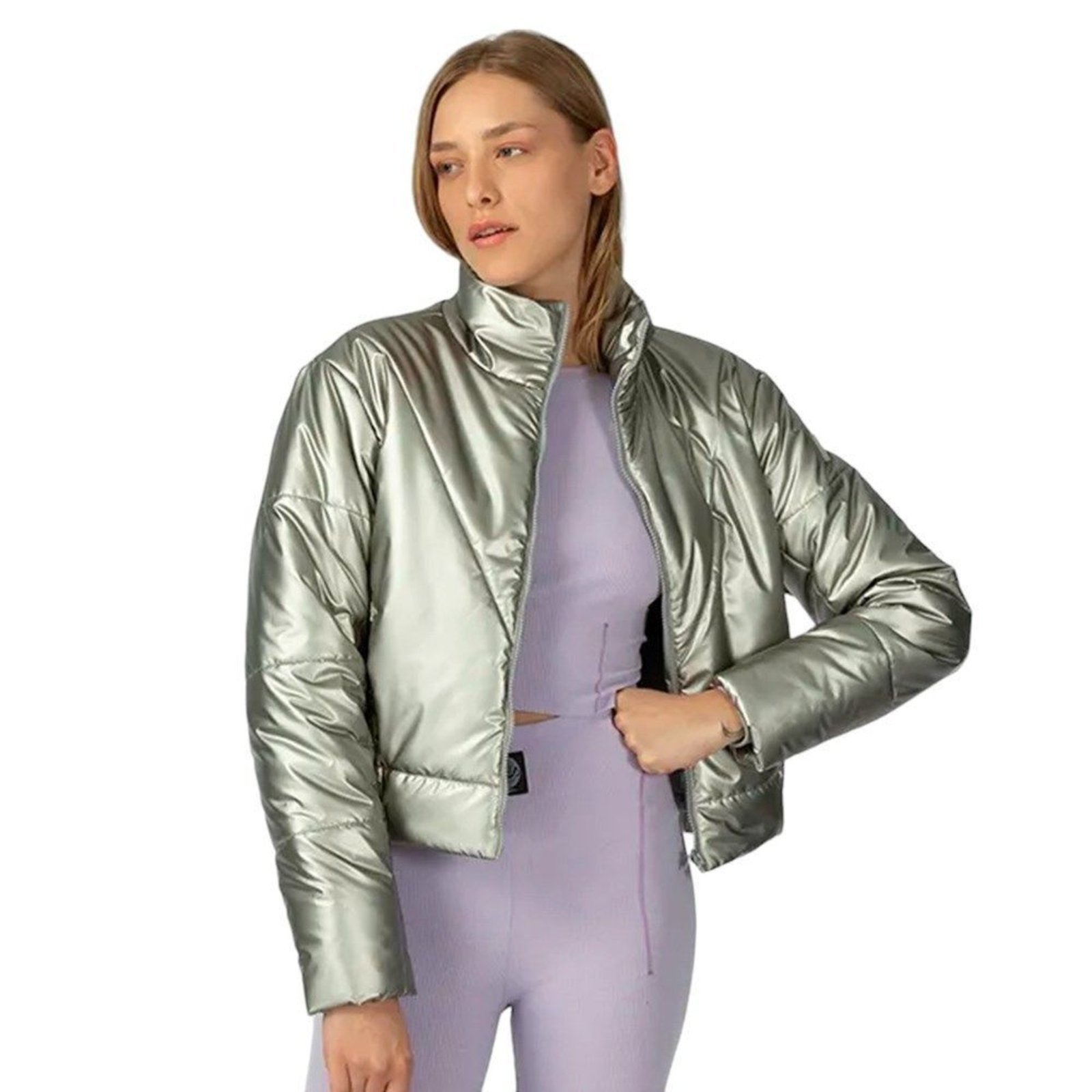Jaqueta Fila Puffer II Feminina – Prata – fila
