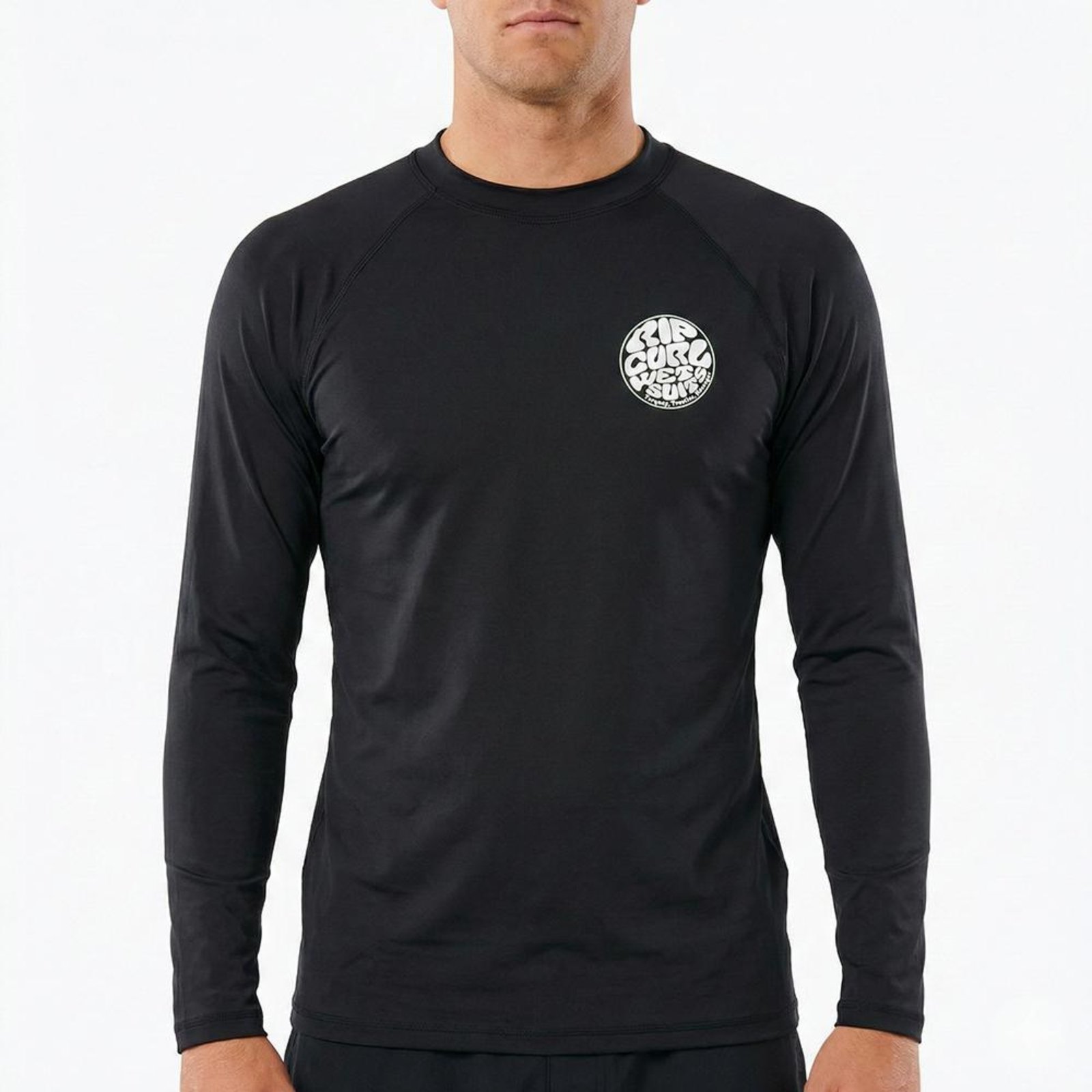 Camiseta Rip Curl Icons Surf UV Manga Longa SM26 Black