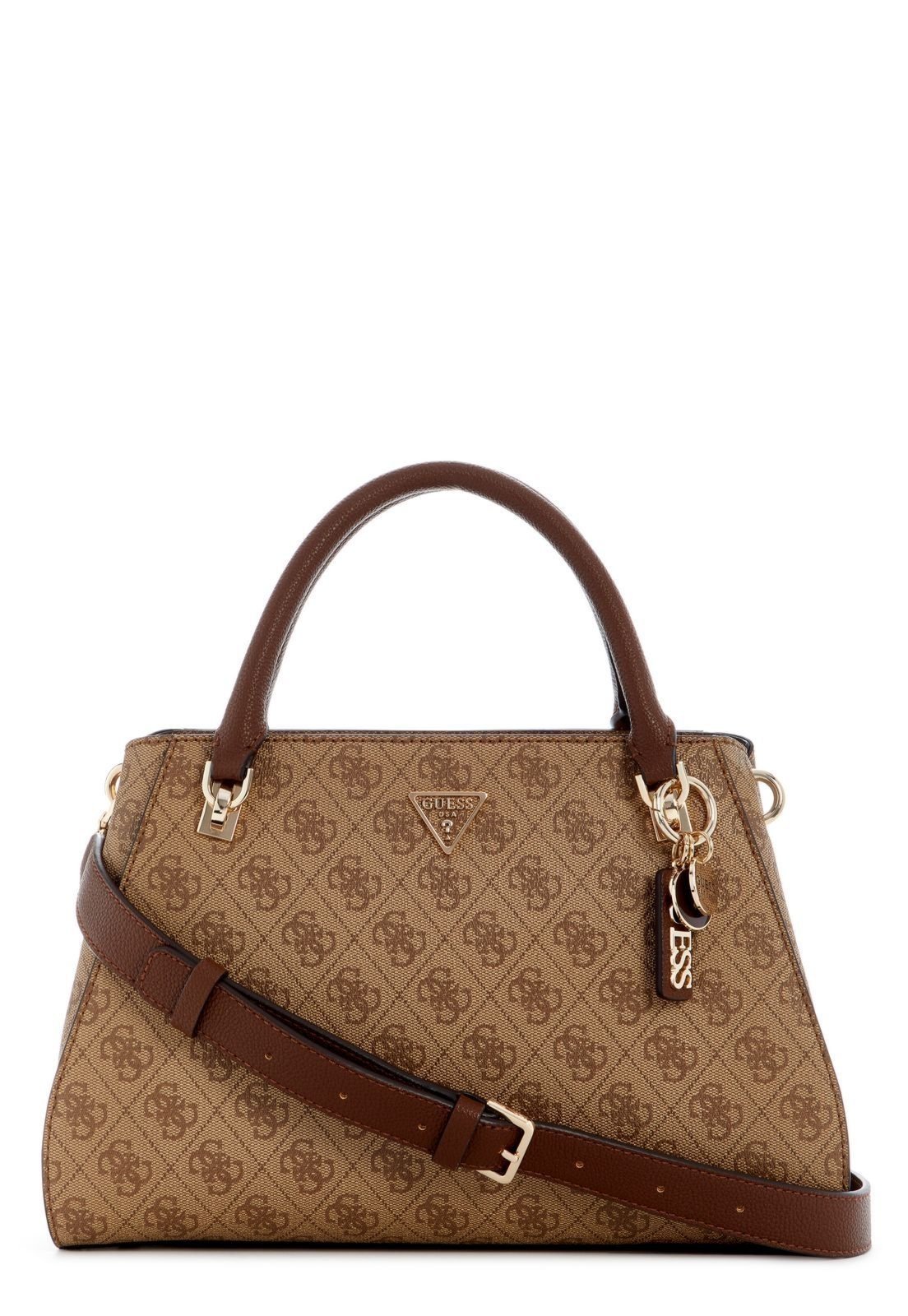 Bolsa Guess Noelle Ii Luxury Satchel Caramelo