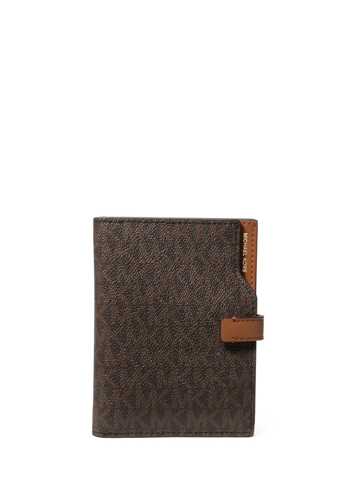 Vista 2 Carteira Porta-passaporte Jet Set Logo 32F5GJ6T1B252 Michael Kors marrom Michael Kors marrom