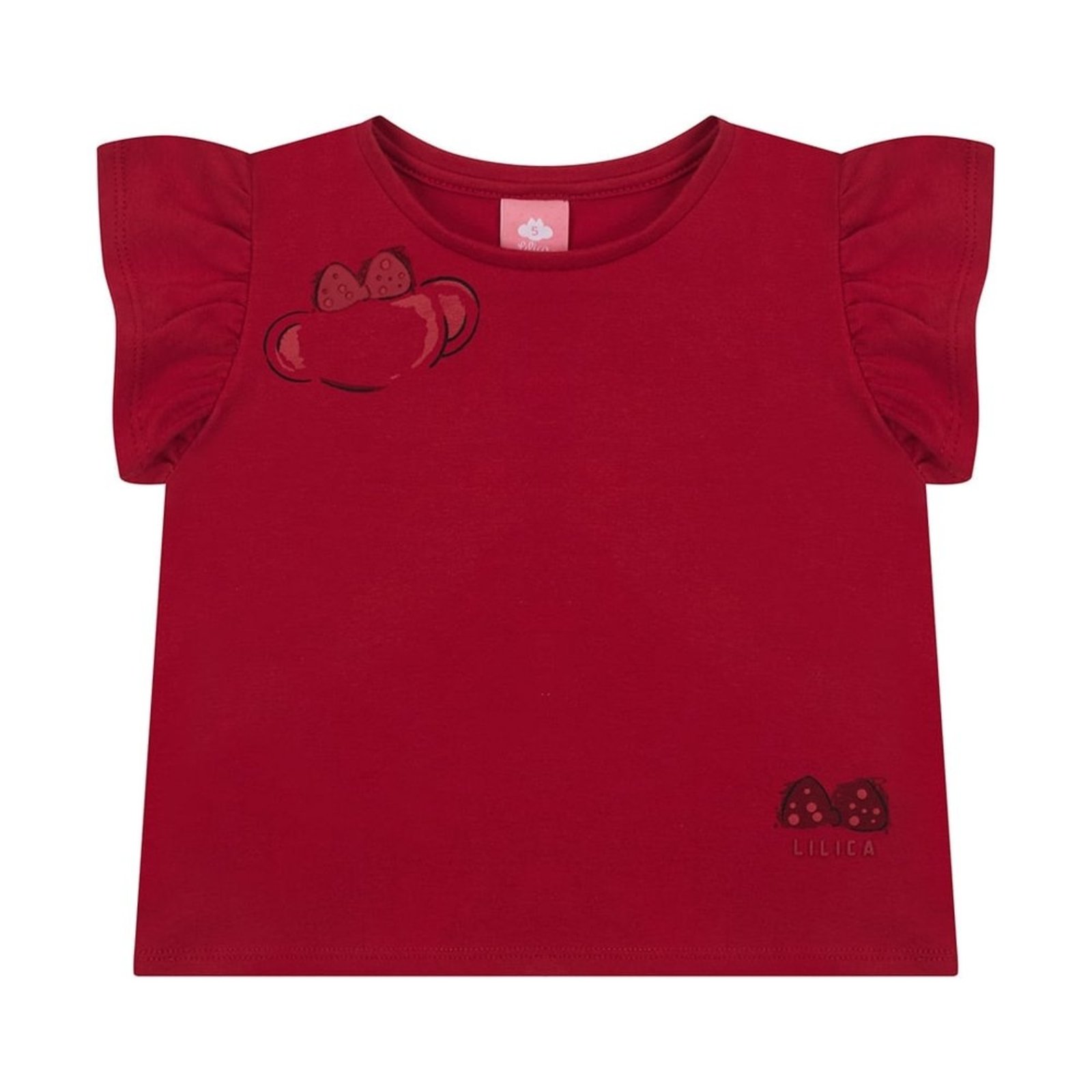 Infantil - Blusa Manga Curta Feminina Lilica Ripilica