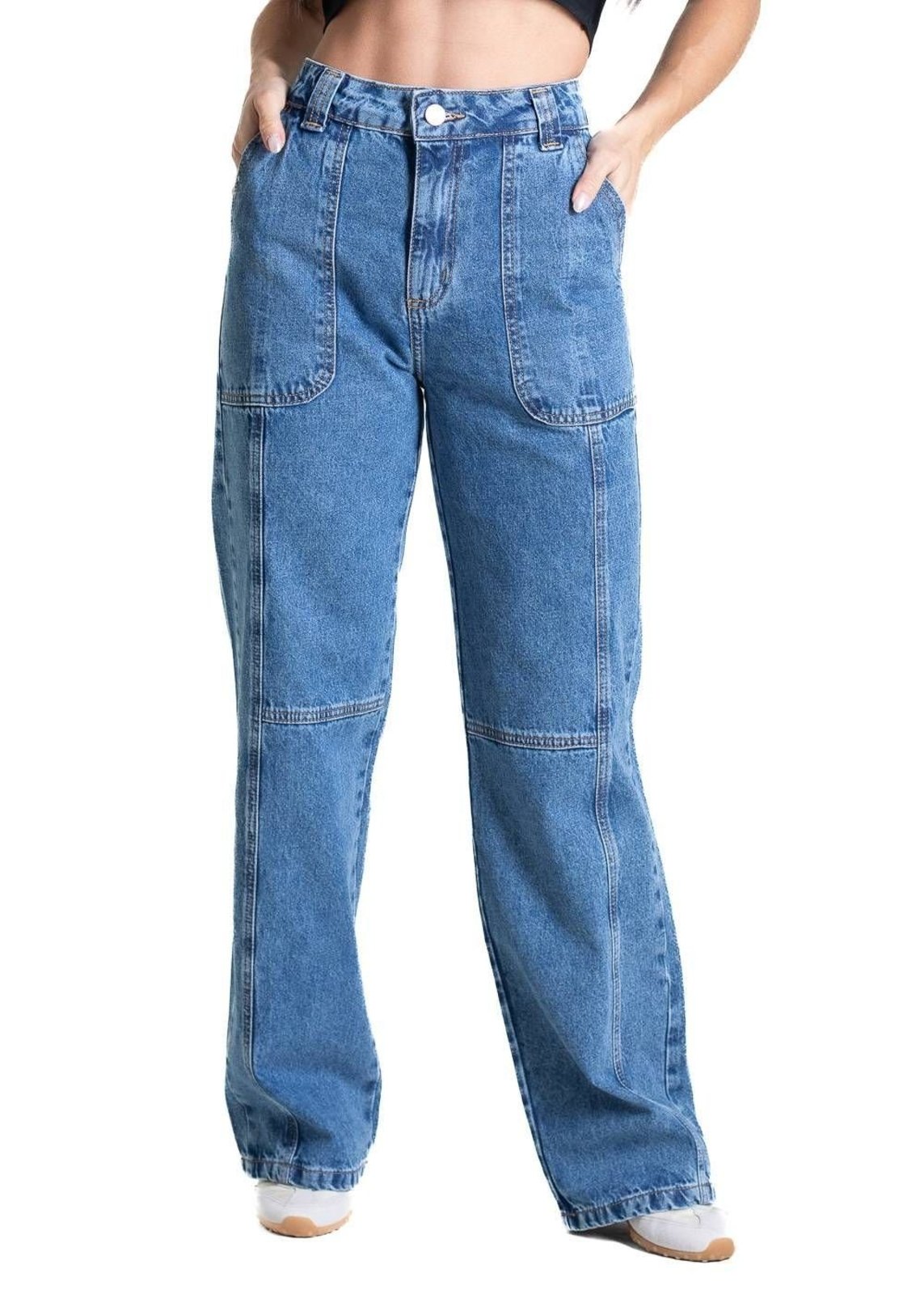 Calça Jeans Sawary Reta Petit - 283229 - Azul - Sawary