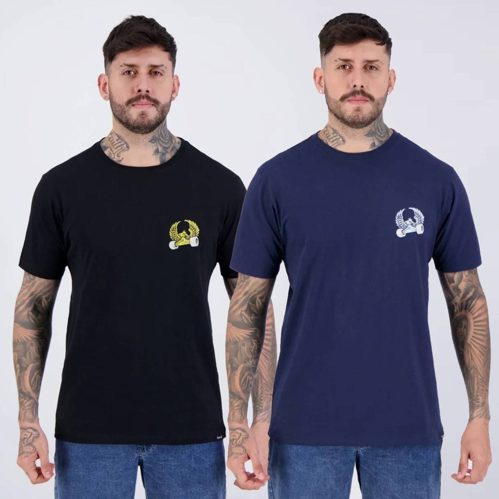 Kit 02 Camisetas Hurley Preto e Marinho