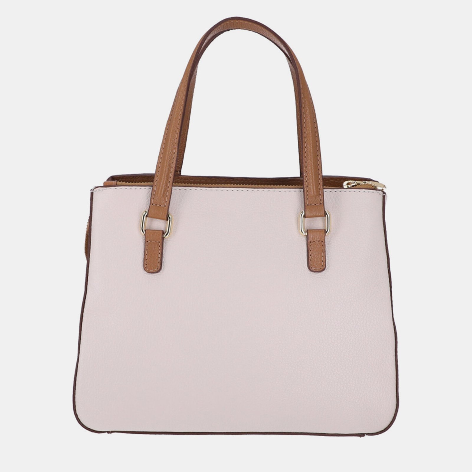 Vista 3 Bolsa Tote Pequena Couro Luz Da Lua - 10006219 Luz Da Lua Off-white off-white white off-white white