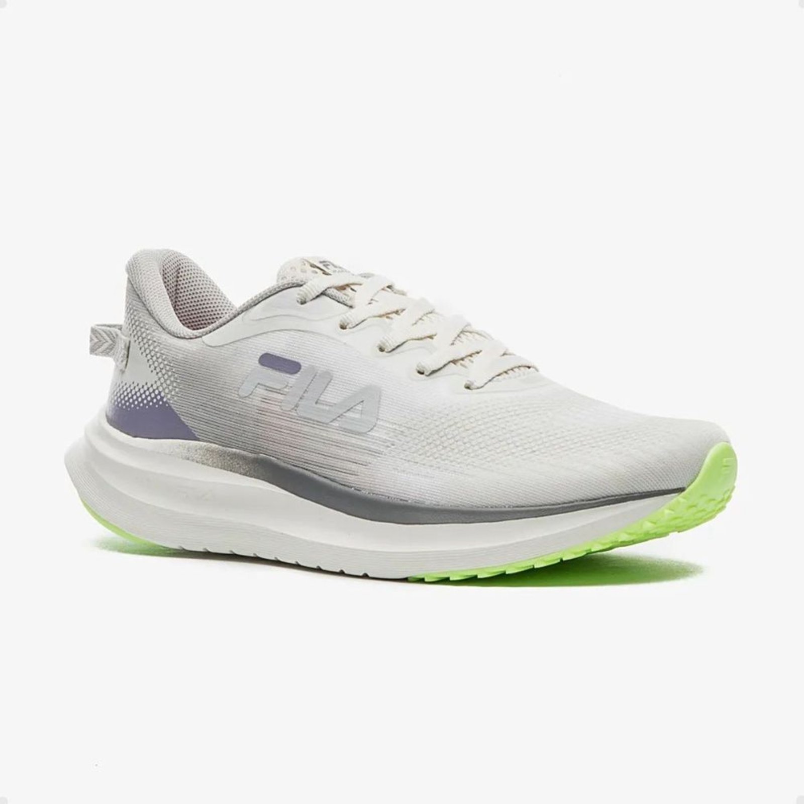 Vista 3 Tênis Running Feminino Fila Racer Sky branco Fila branco