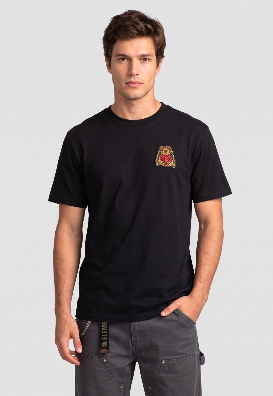 Camiseta Masculina Element Timber The Frog Preta