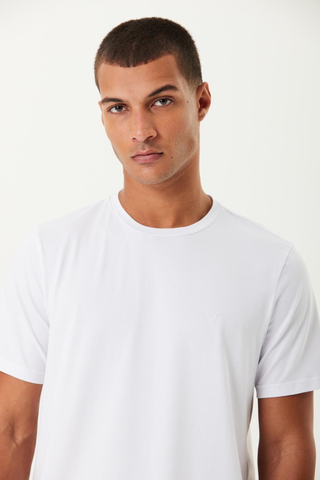 Camiseta Pima Traymon Slim Branco