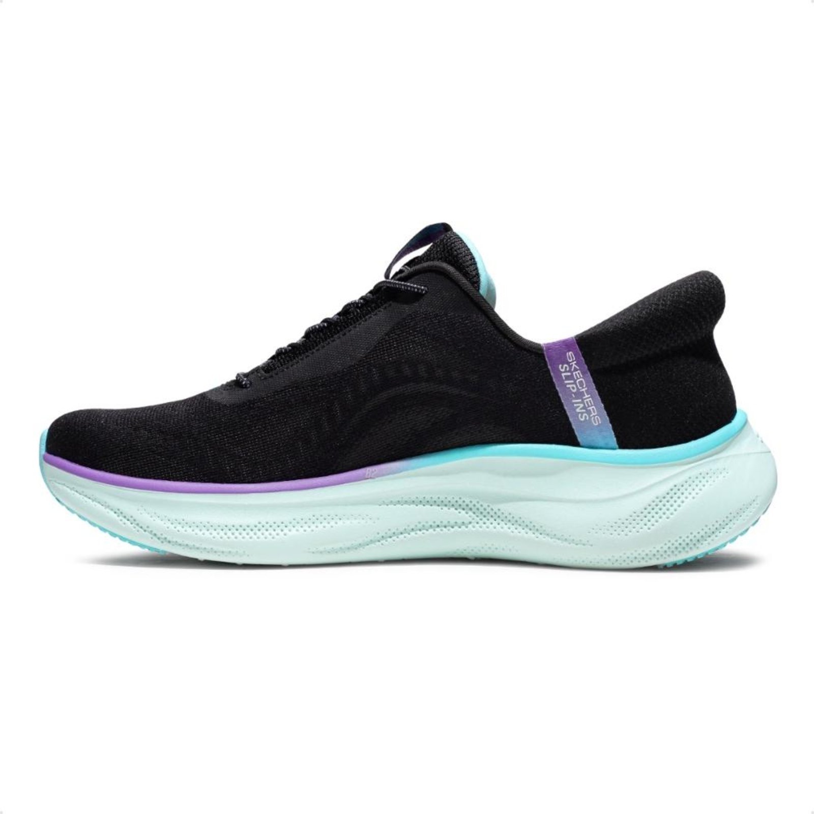 Vista 3 Tênis Skechers Cloud Perfectly Plush Feminino preto Skechers preto