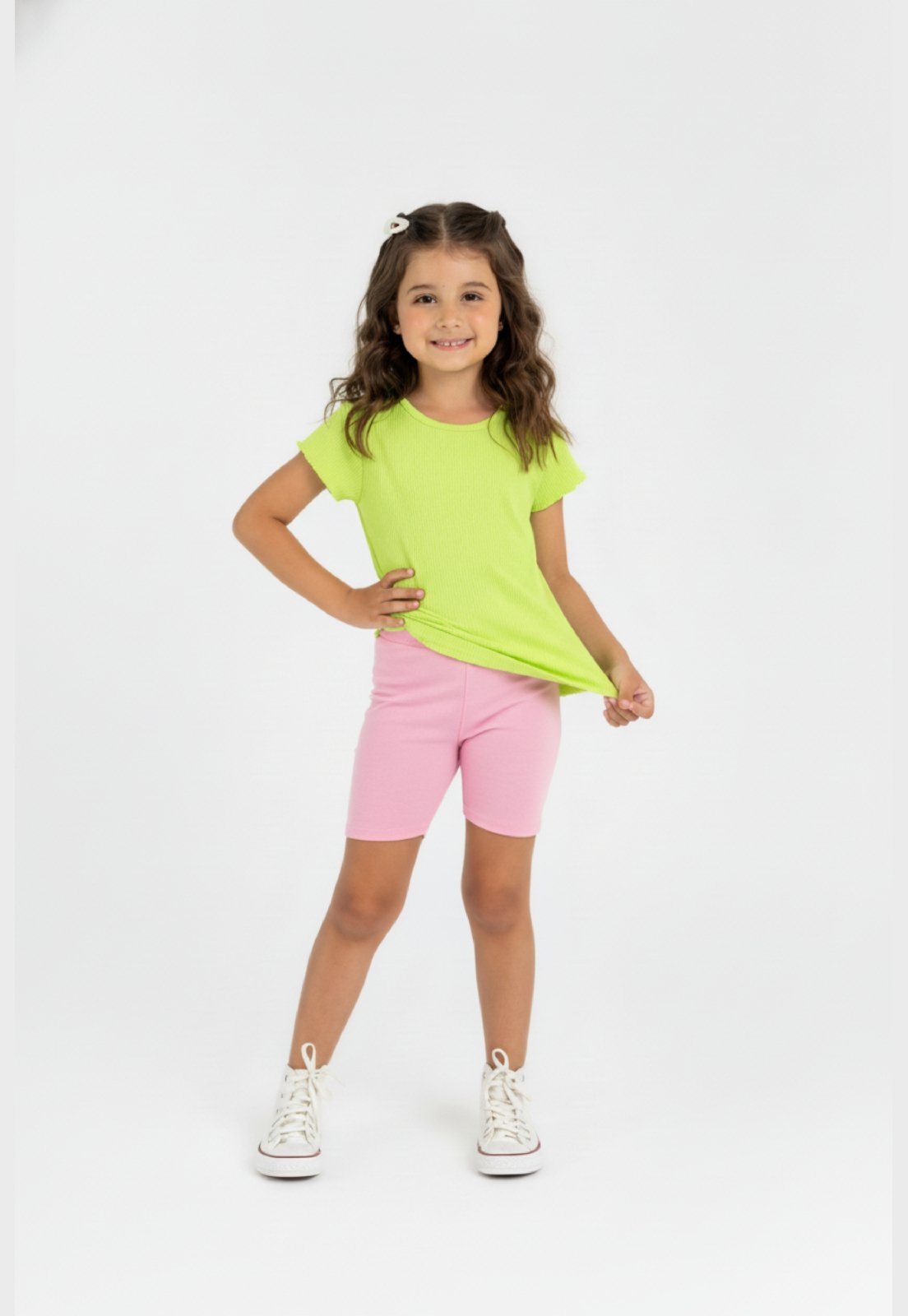 Infantil - Blusa em Ribana Guloseima Verde
