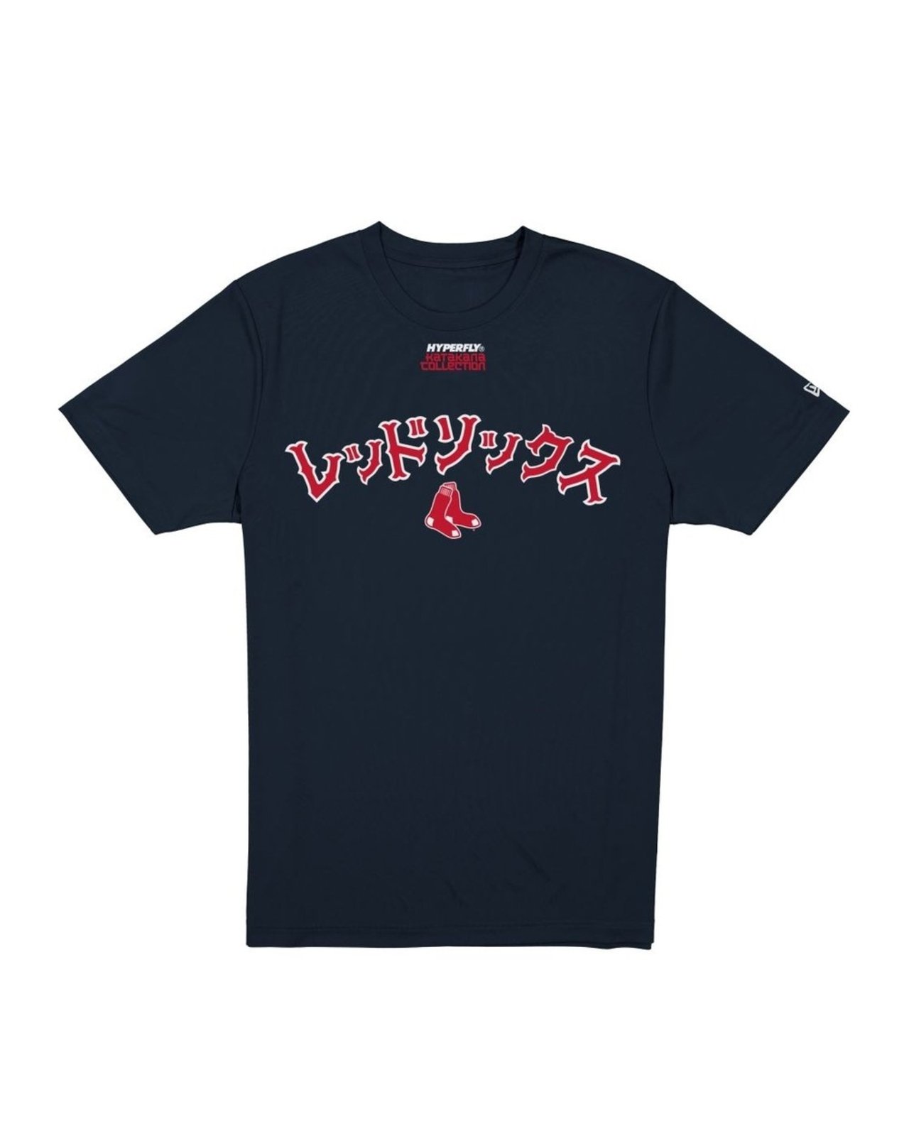 Camiseta New Era Regular Boston Red Sox MLB Hyperfly Marinho