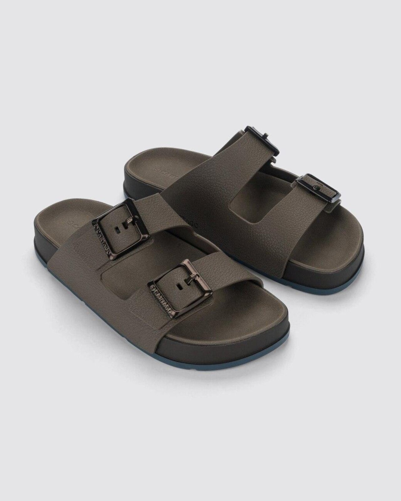 Chinelo Slide Cartago Milão Plus Marrom