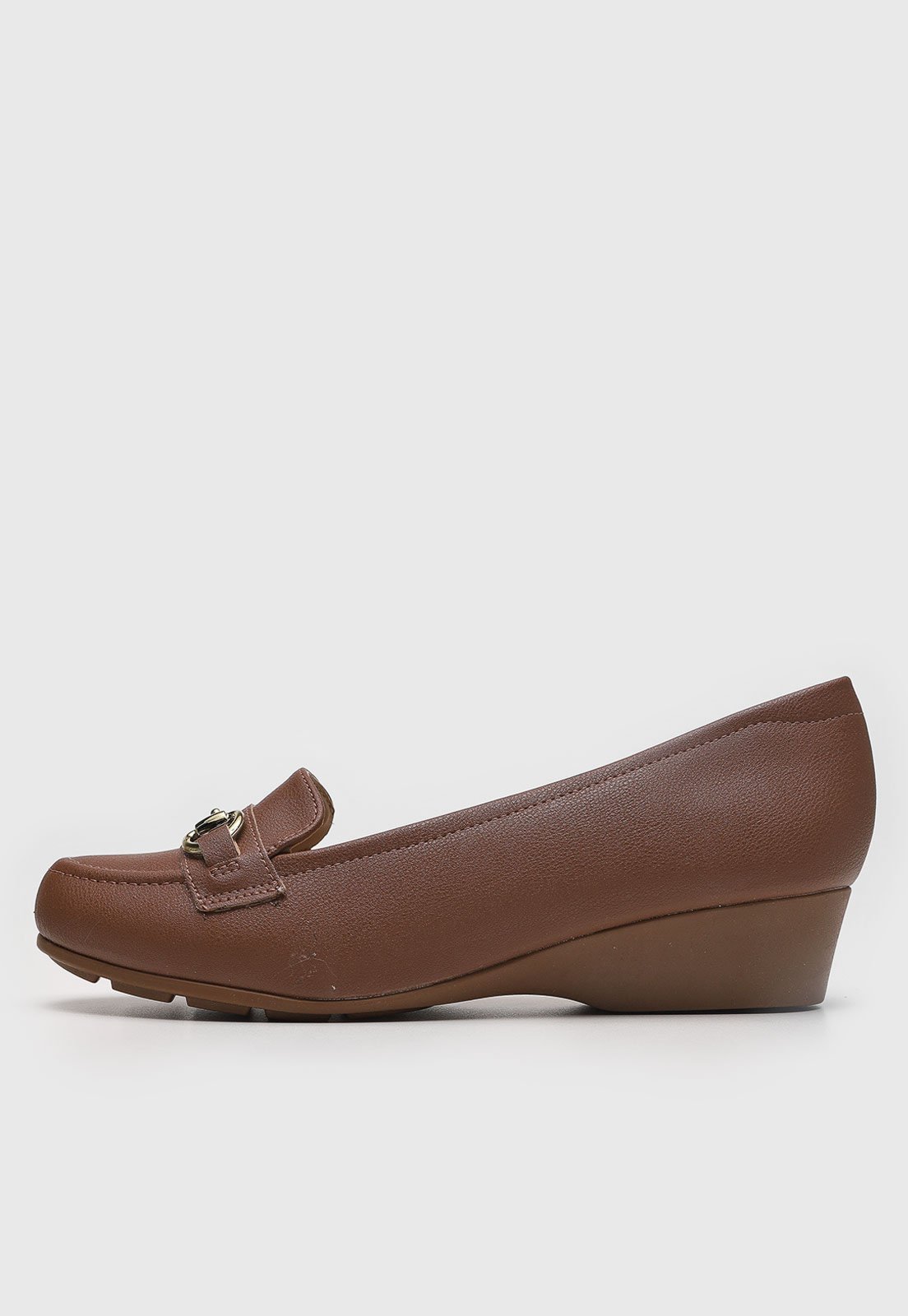 Scarpin Feminino Modare Salto Anabela Marrom