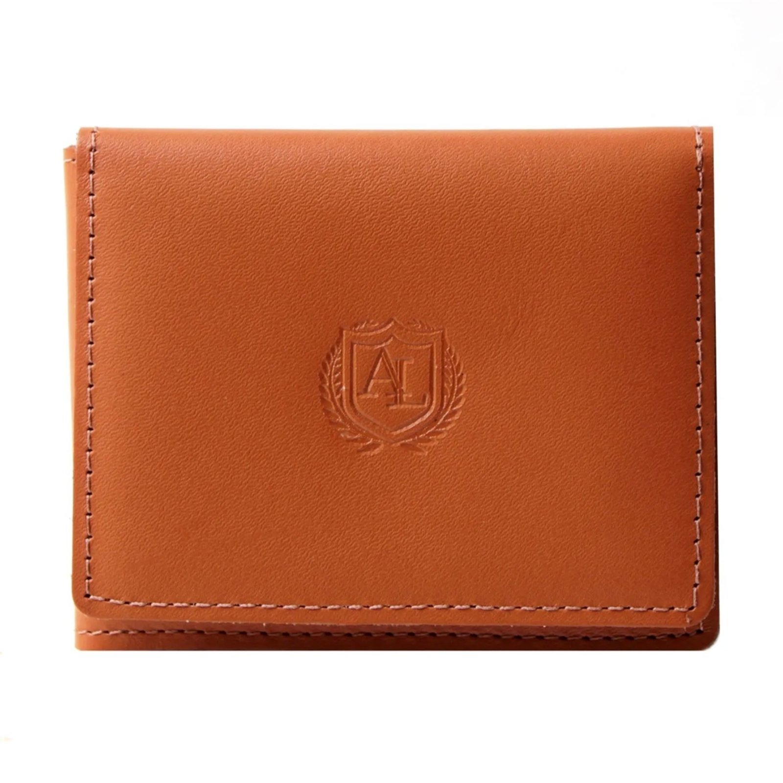 Carteira Unissex 100% em Couro em “L”” Artlux 961 – CARAMELO”