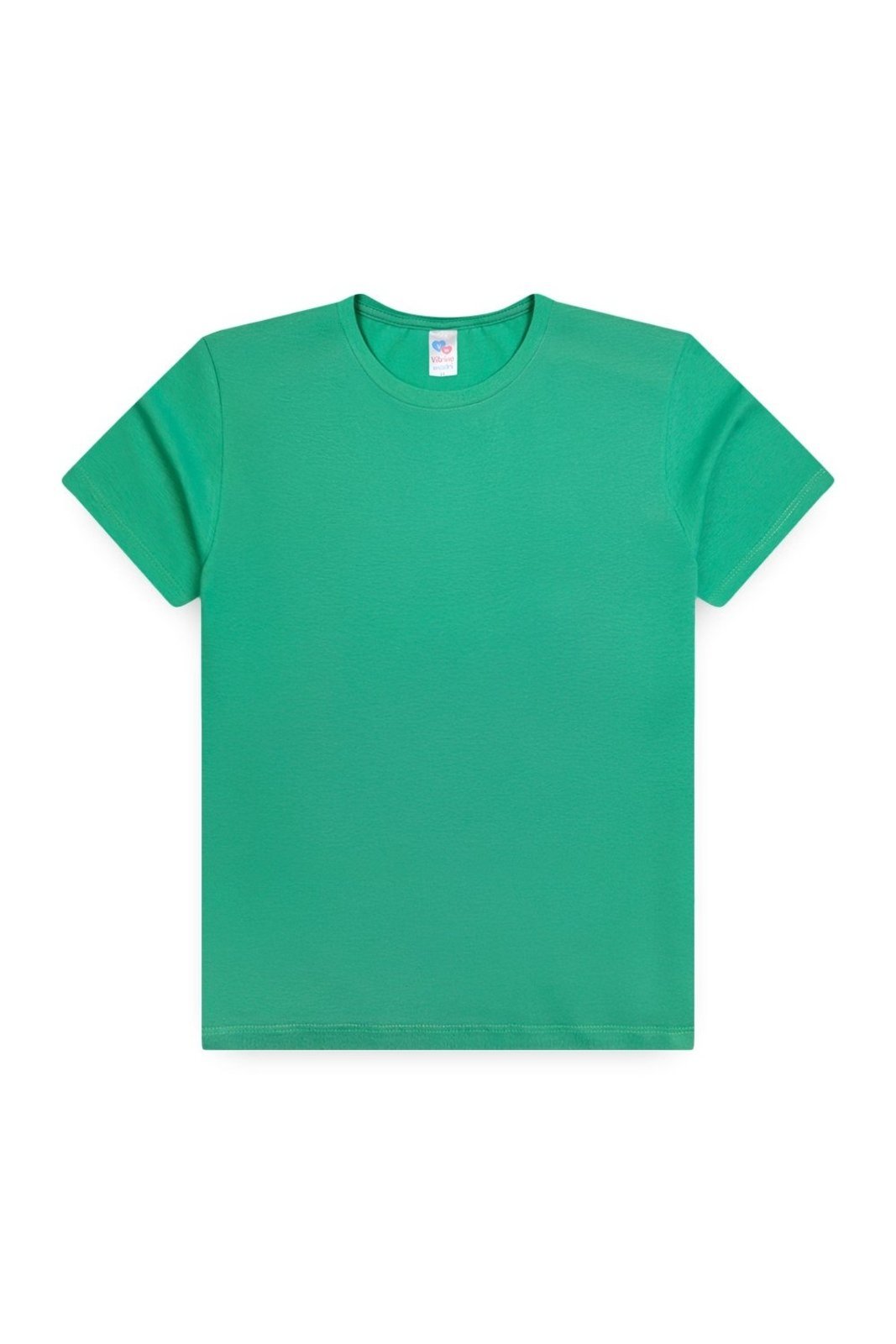 Infantil - Camiseta Meia Malha Juvenil Masculina Básica