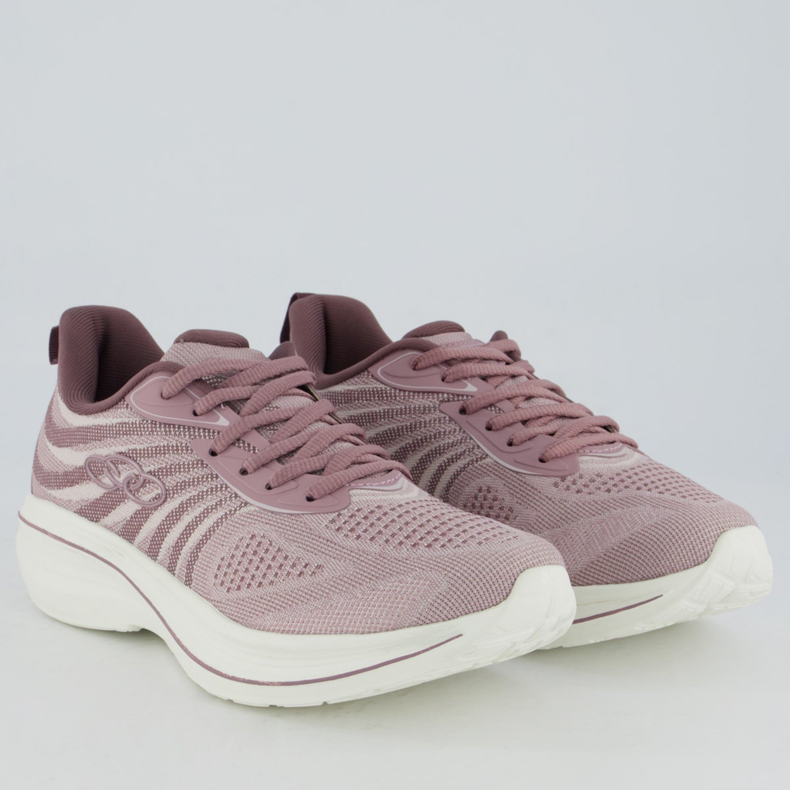 Vista 3 Tênis Olympikus Bruma Feminino Lilás roxo OLYMPIKUS roxo