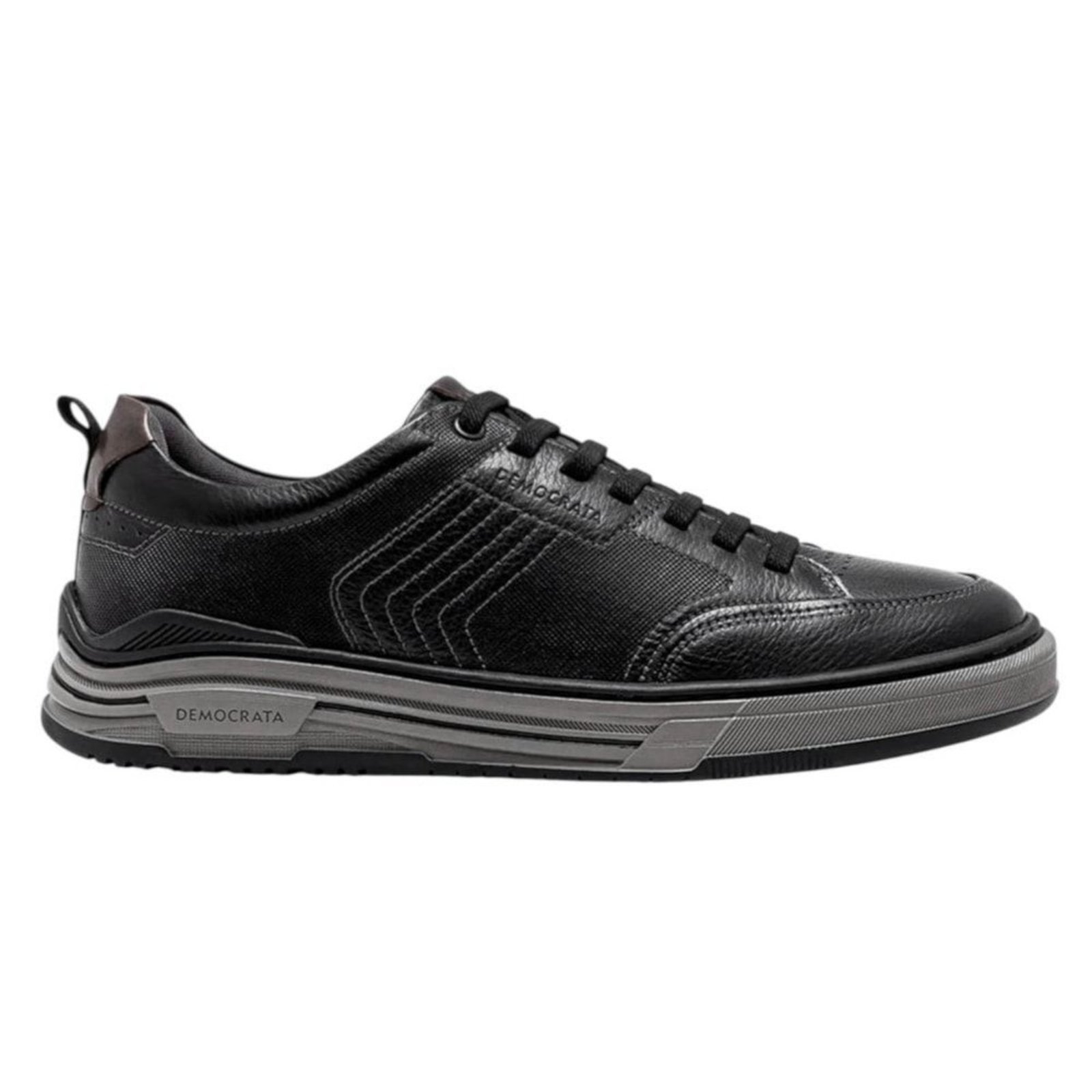 Sapatênis Democrata Denim Dylan Masculino - Preto - democrata