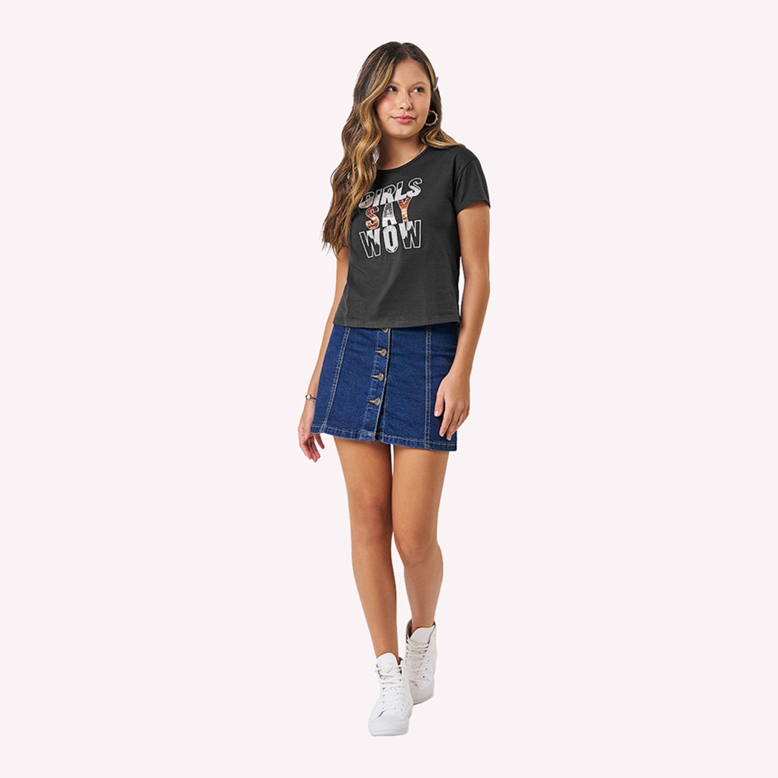 Infantil – Blusa Menina Bordado Kyly