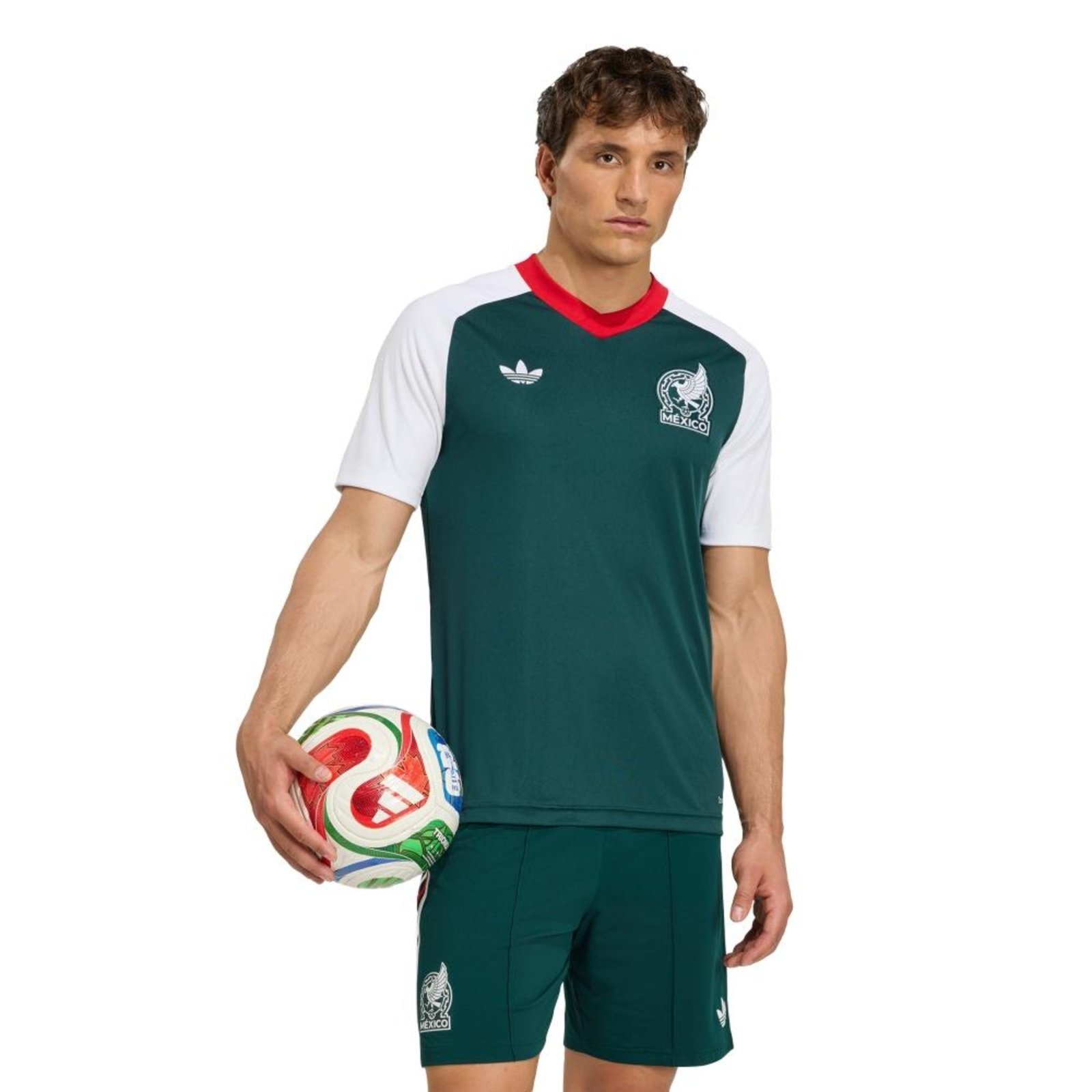 Camisa pré-jogo II Seleção Nacional do México 26 adidas Performance Branco