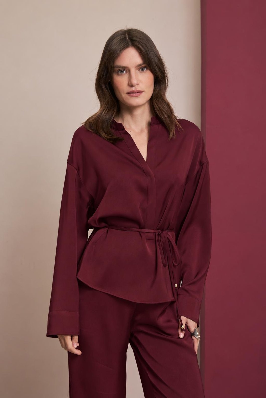Blusa Taco Carlota Costa Vermelho