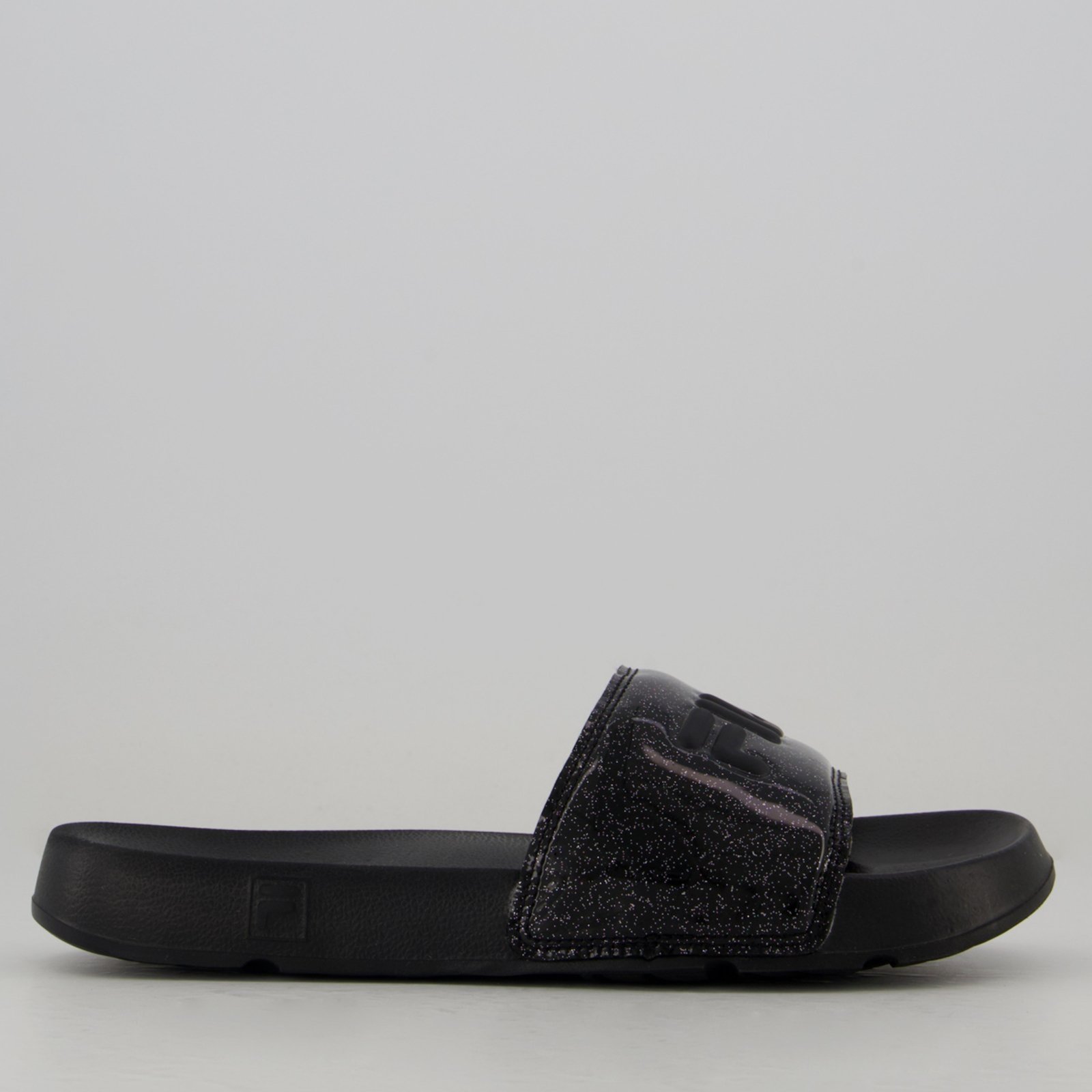 Vista 3 Chinelo Fila Drifter Basic Feminino e Prata preto Fila preto
