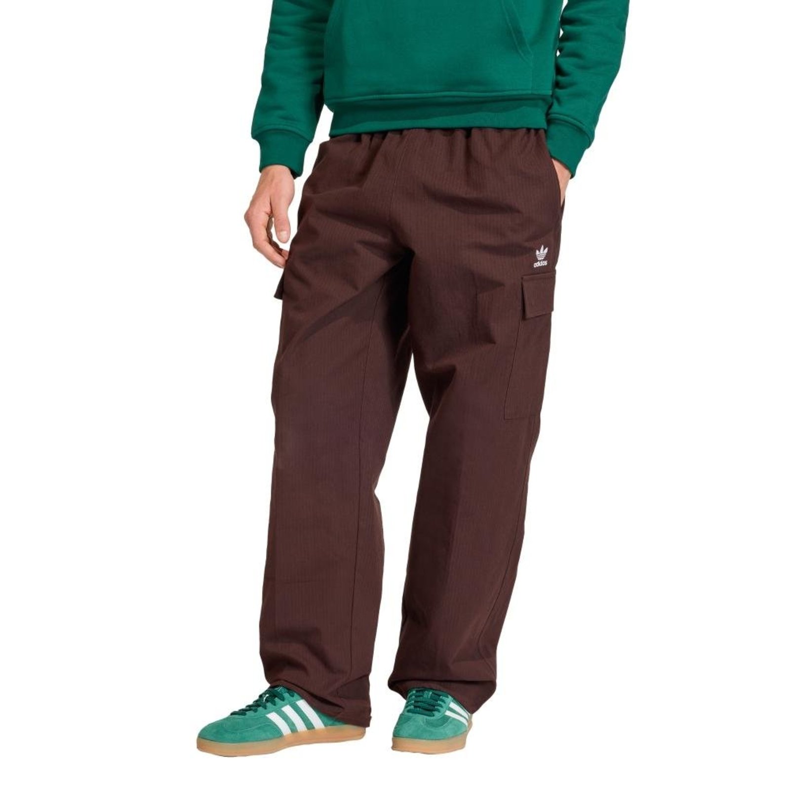 Malha Trefoil Essentials adidas Originals Marrom