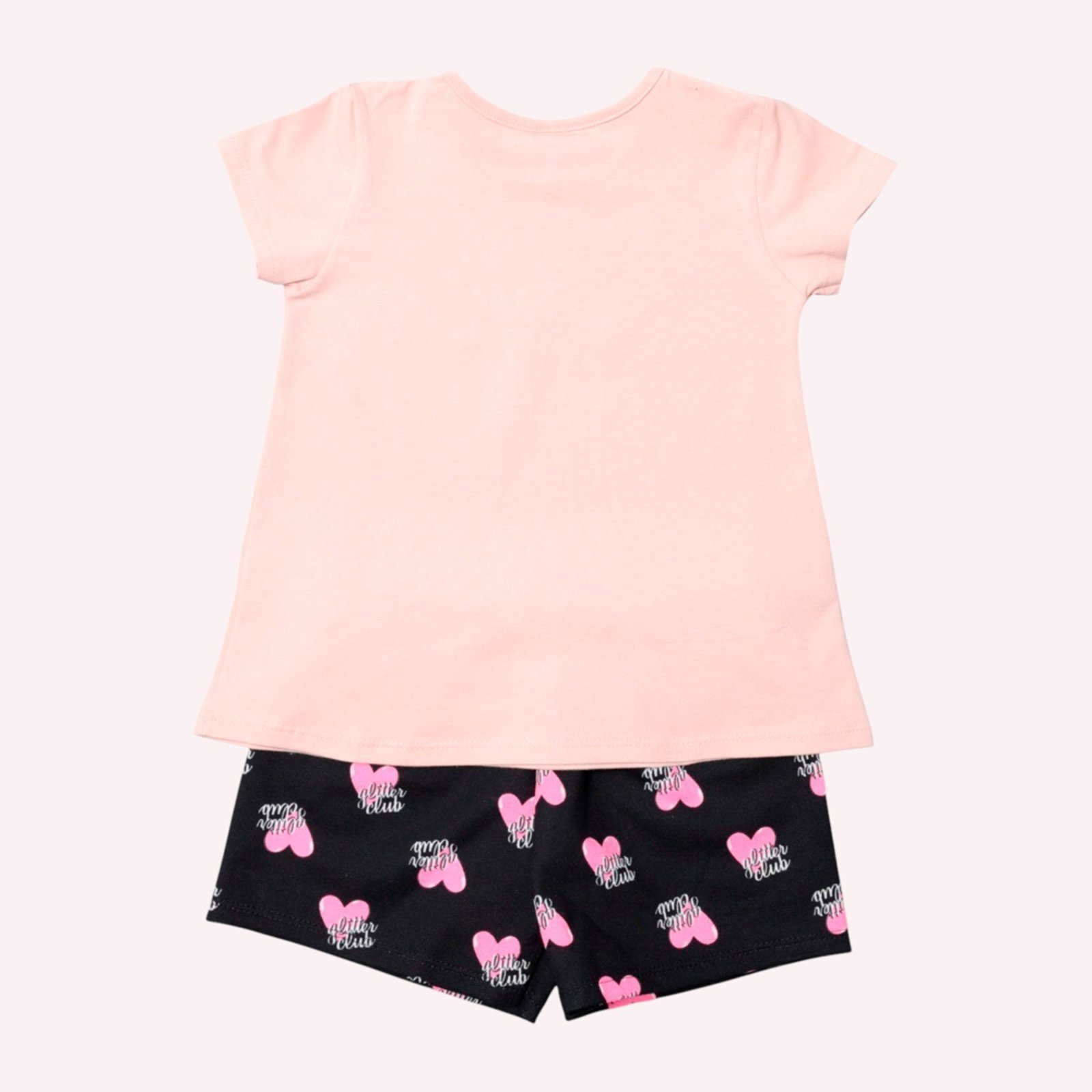 Vista 3 Infantil - Conjunto Menina Smile Kyly rosa Kyly rosa